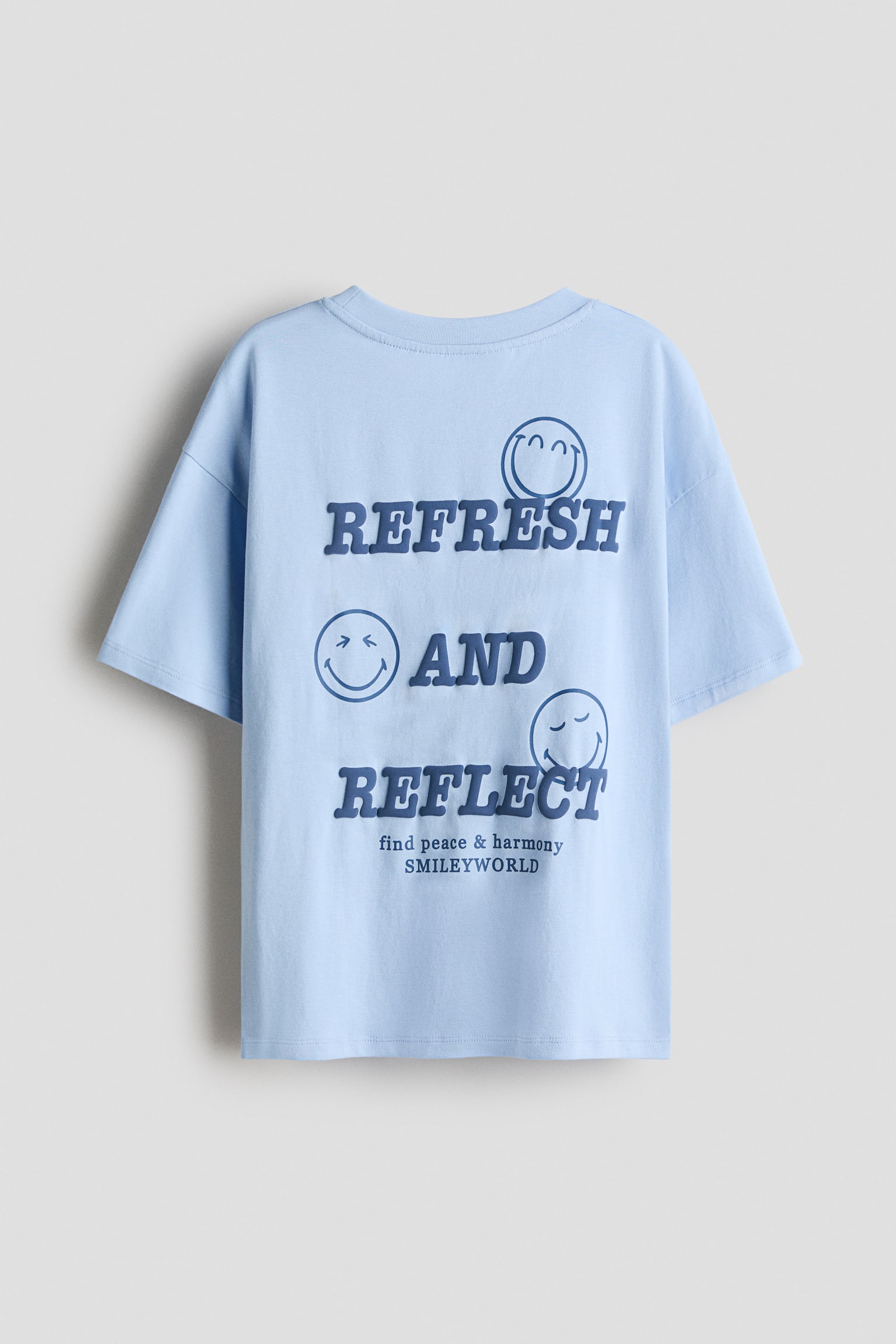 Cotton T-Shirt with Printed Motif - Light blue/SmileyWorld®/Dusty purple/Kuromi - 3