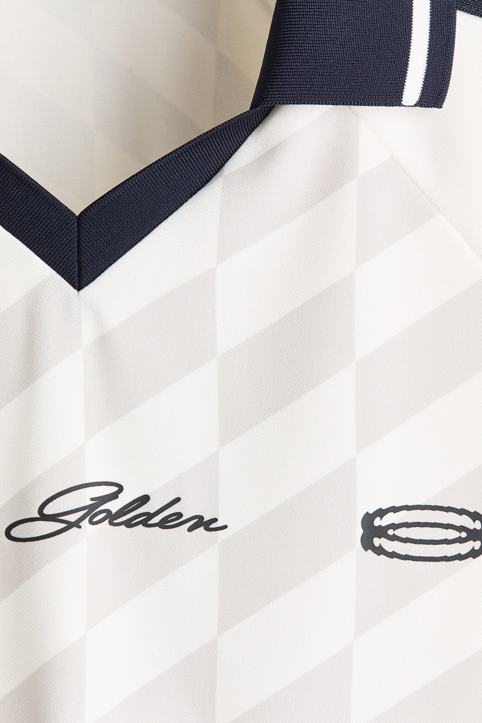Loose Fit Printed football shirt-White/USA Golden 10 - 3