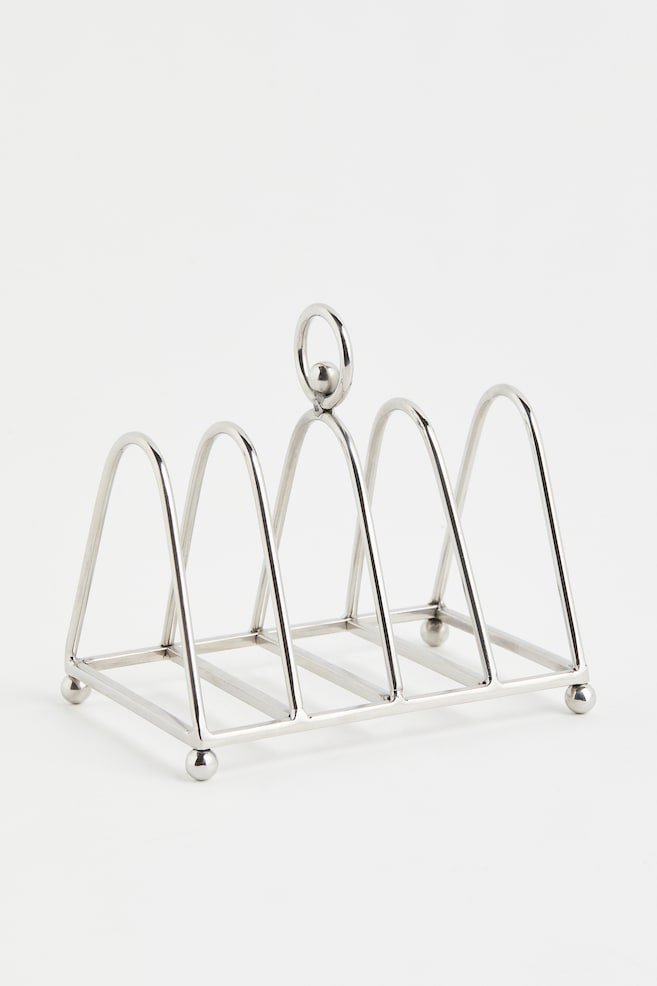 Metal toast rack - Silver-coloured - 1