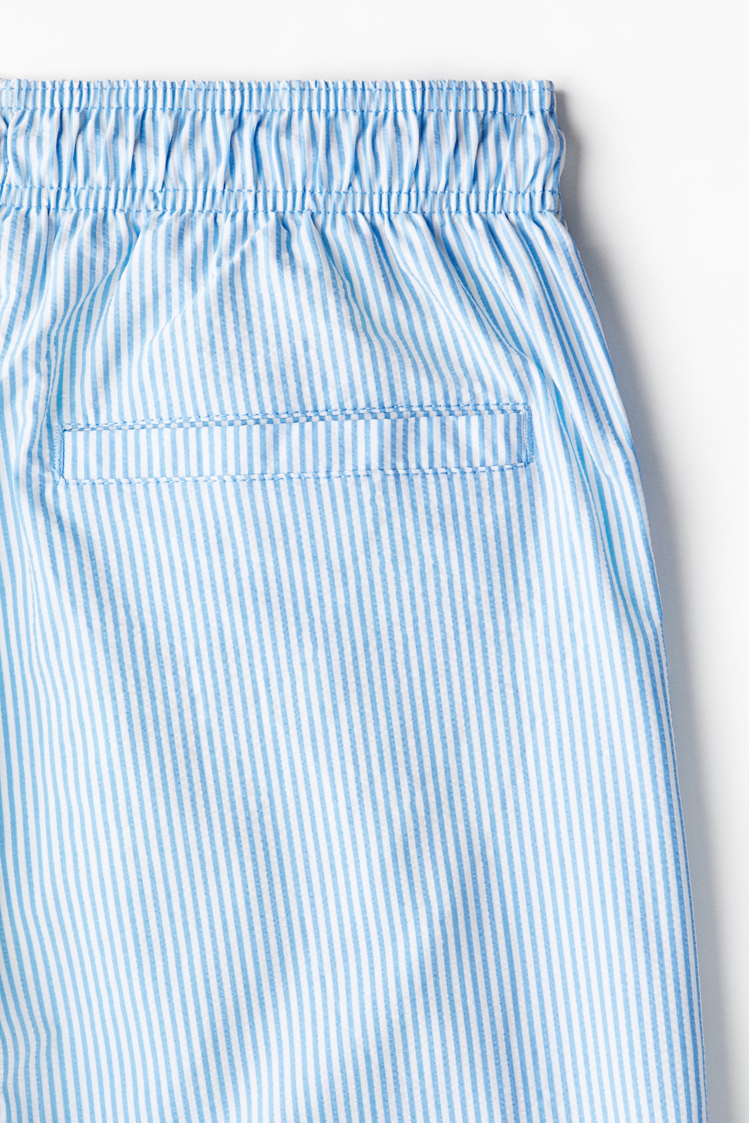 Seersucker swim shorts - Light blue/Striped/Blue/Striped/Orange/Striped/Pink/Striped/Green/Striped/Light yellow/Striped/Dark brown/Striped - 6