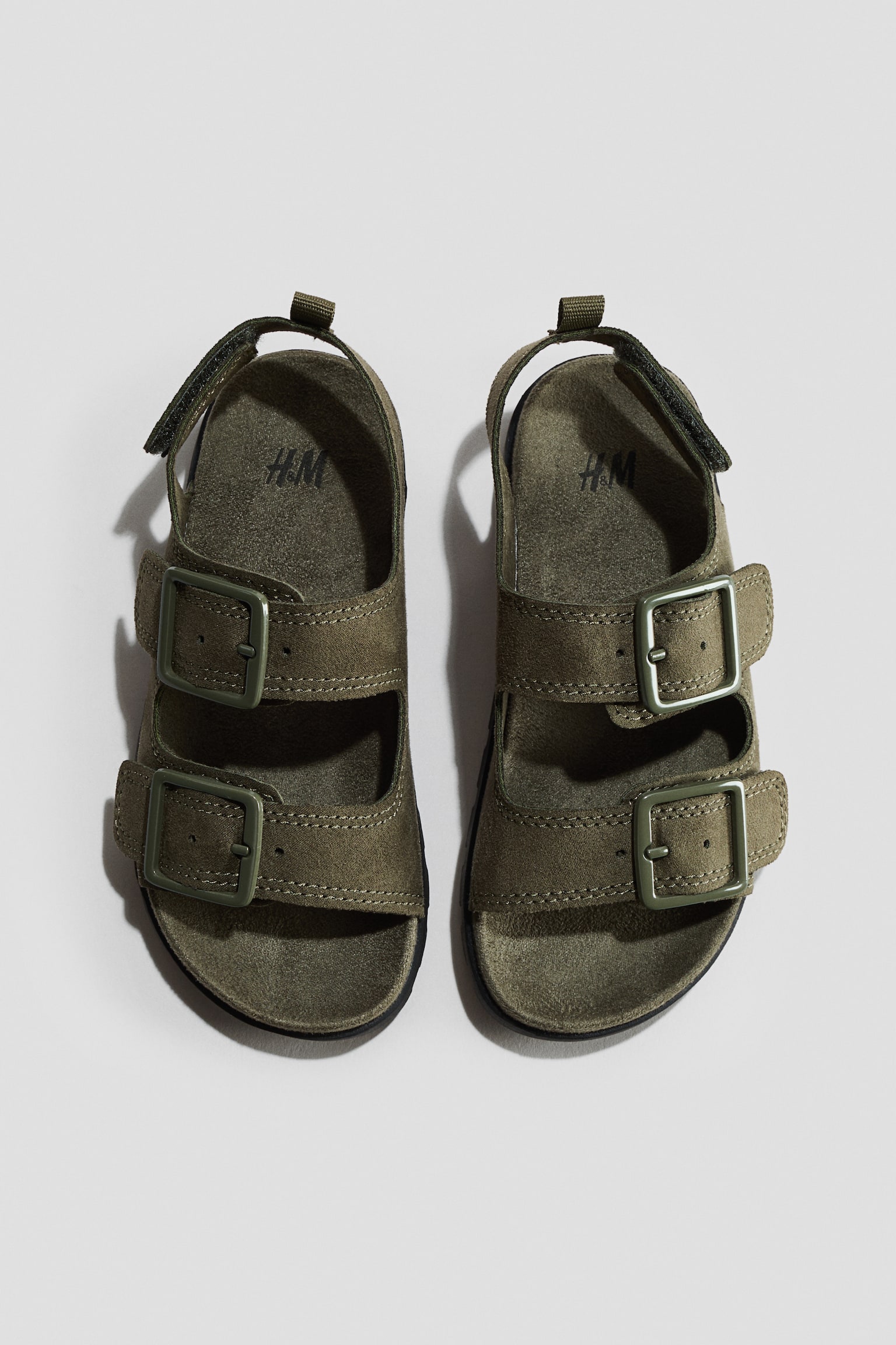 סנדלים - Dark khaki green/בז' כהה - 3