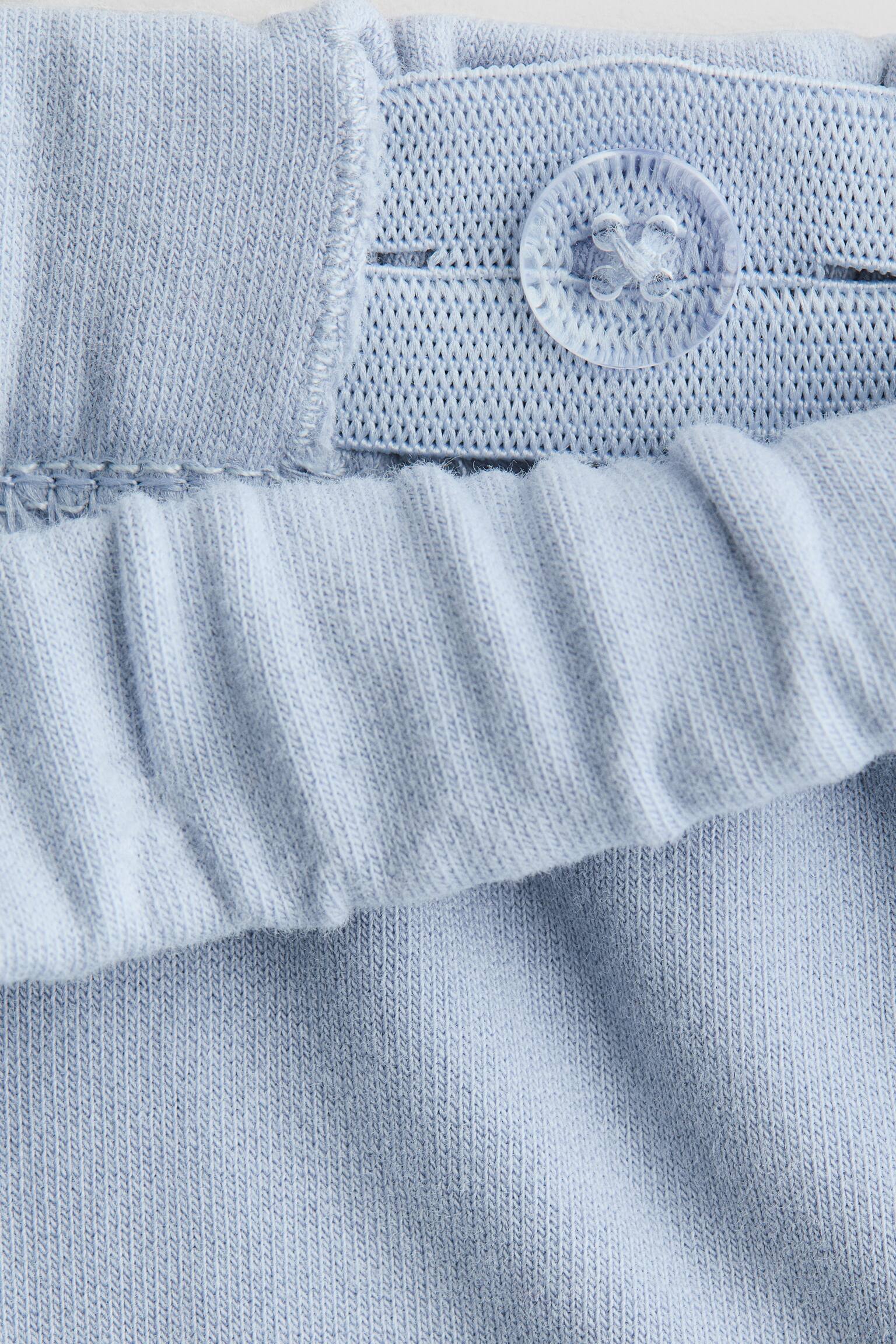 2-piece cotton sweatshirt set - Light dusty blue/Light beige/Dark beige/Khaki green - 2