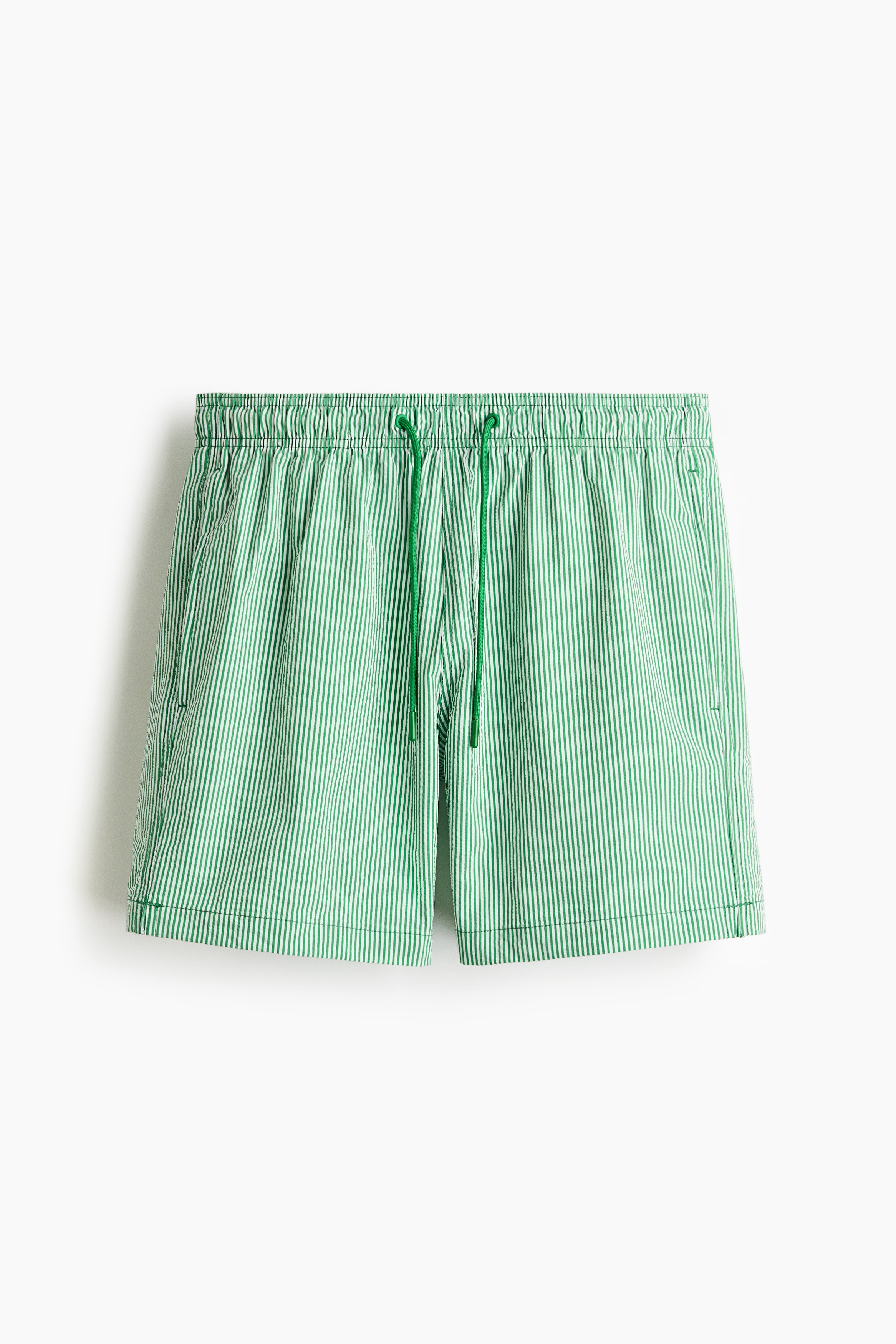 Seersucker Swim Shorts - Green/striped/Blue/striped/Light blue/striped/Orange/striped/Dark brown/striped/Light yellow/striped/Pink/striped