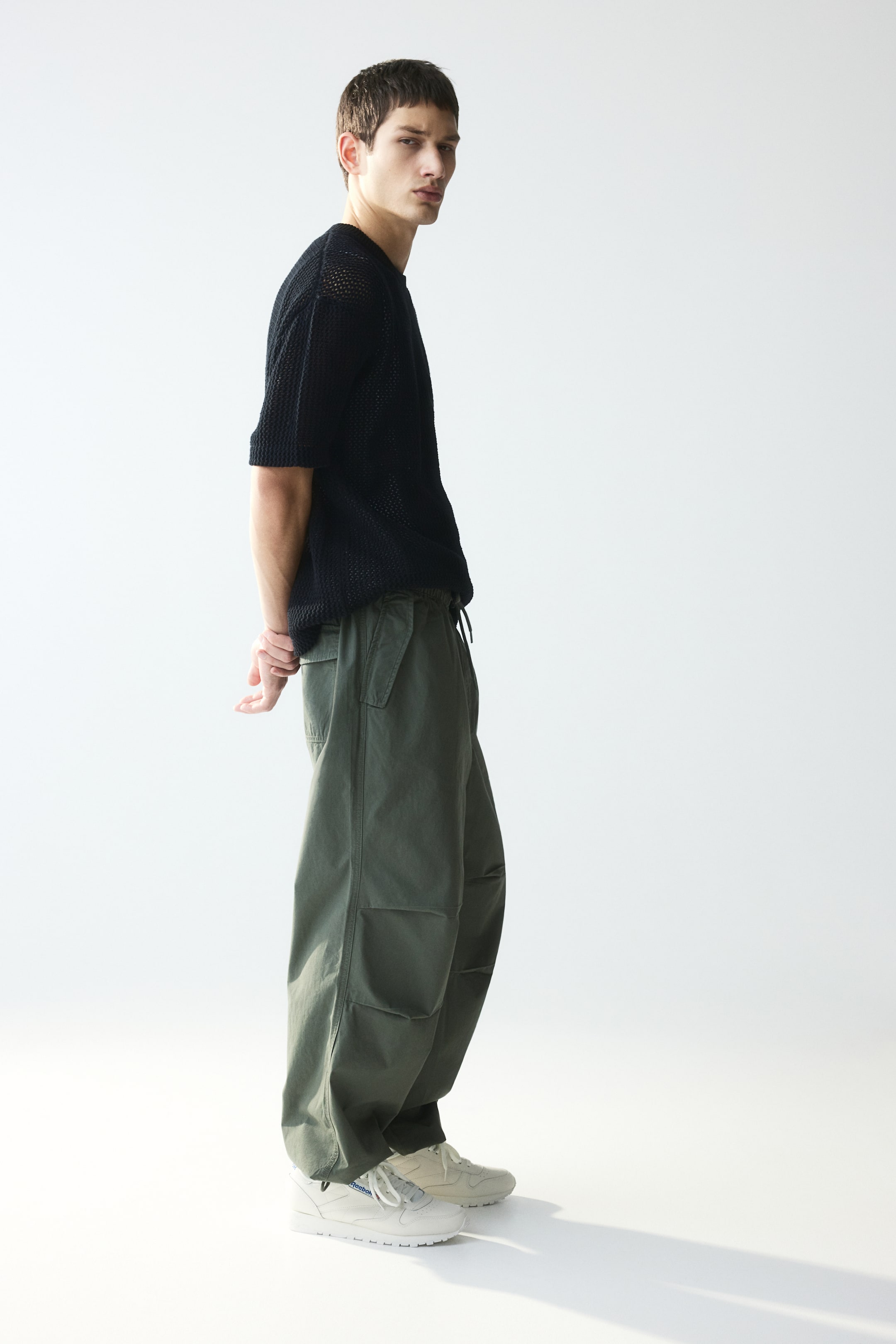 Loose Fit Parachute Pants