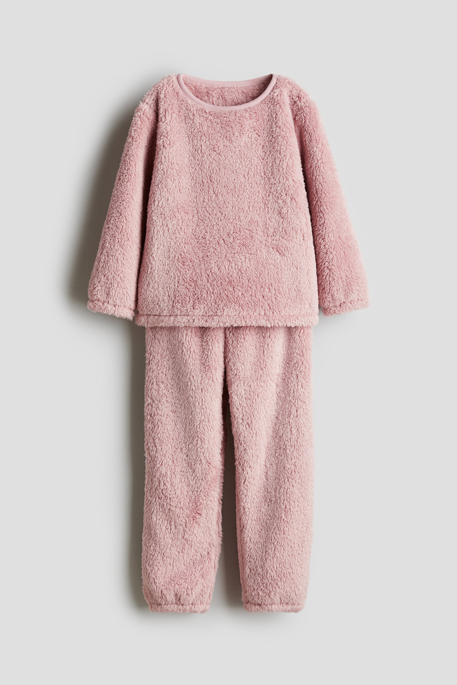 Pile pyjamas - Dusty pink/Cream - 1