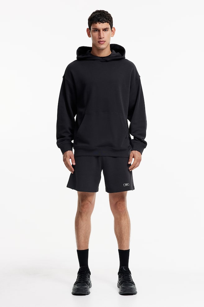 DryMove™ Sports hoodie - Black/Red/Light grey marl/Move - 7