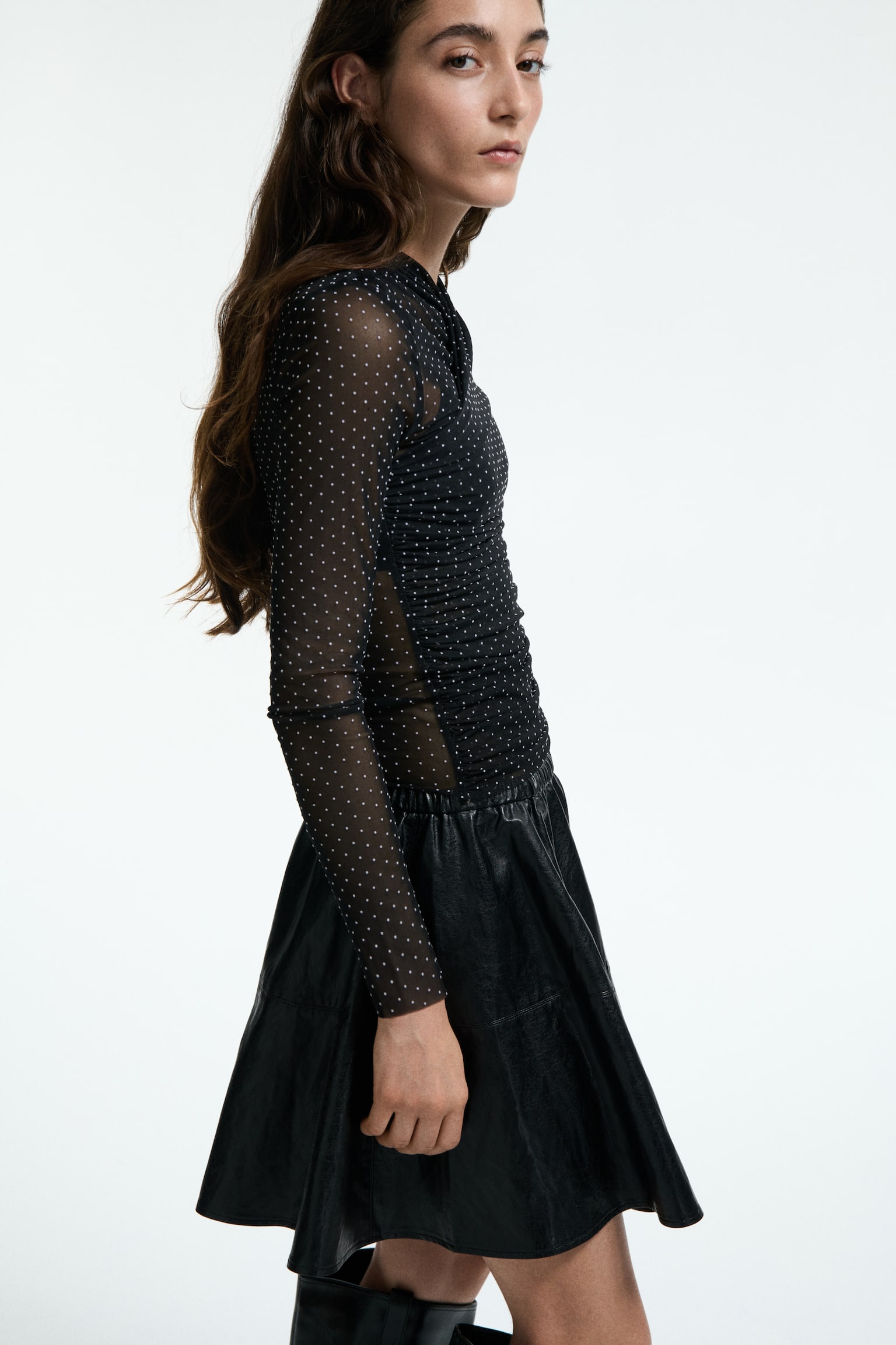 Plumeti mesh top - Black/Spotted - 6