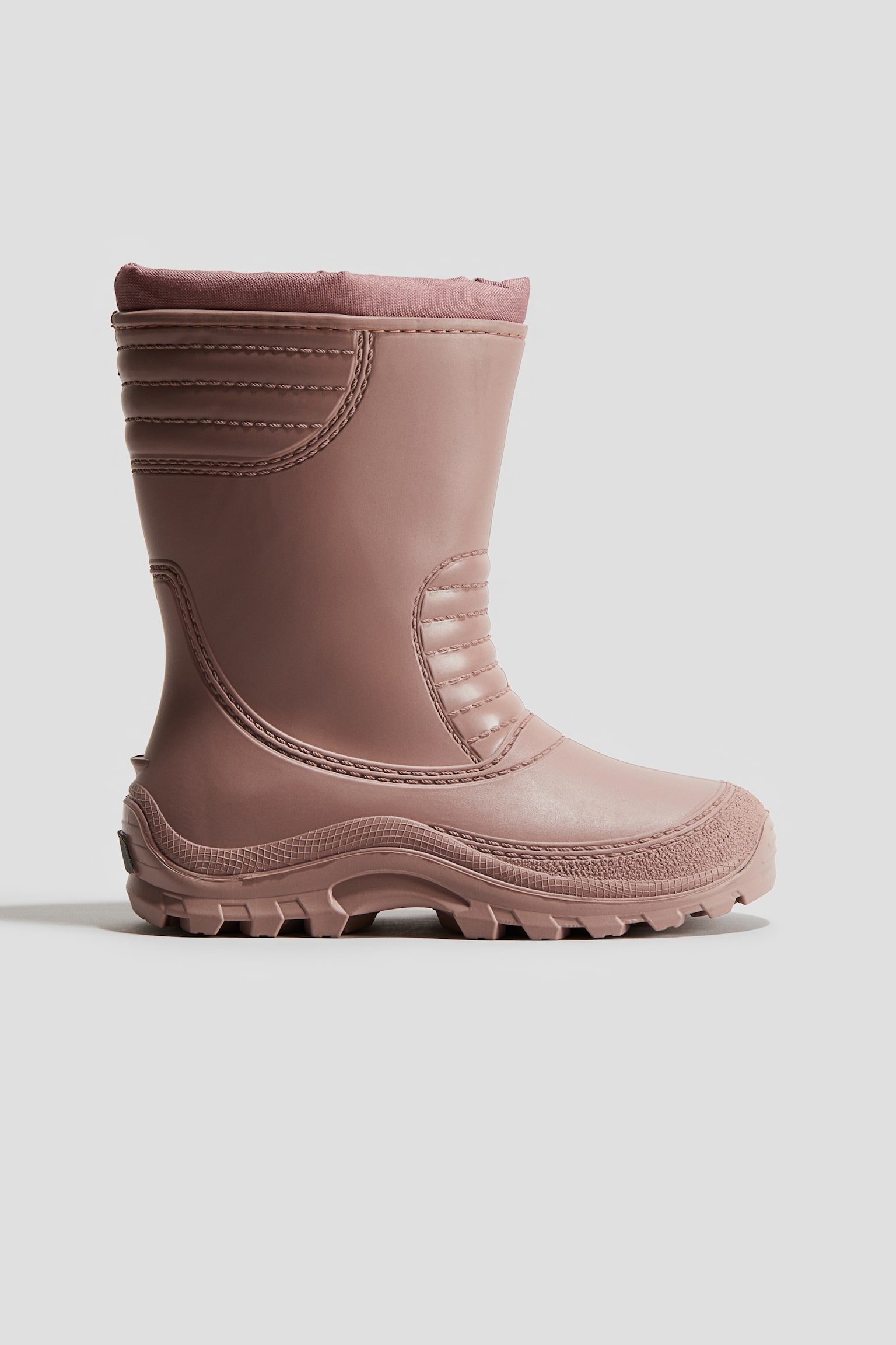 Warm-lined wellingtons - Dusty pink - 1