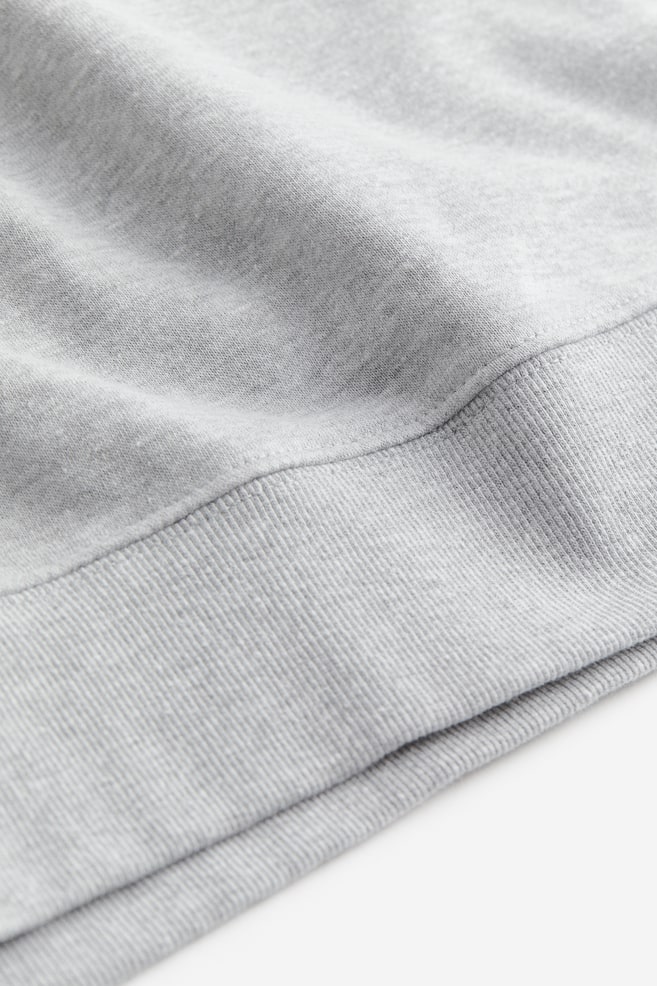 Sweatshirt dress - Light grey marl/Black/Dark grey/Light beige - 3