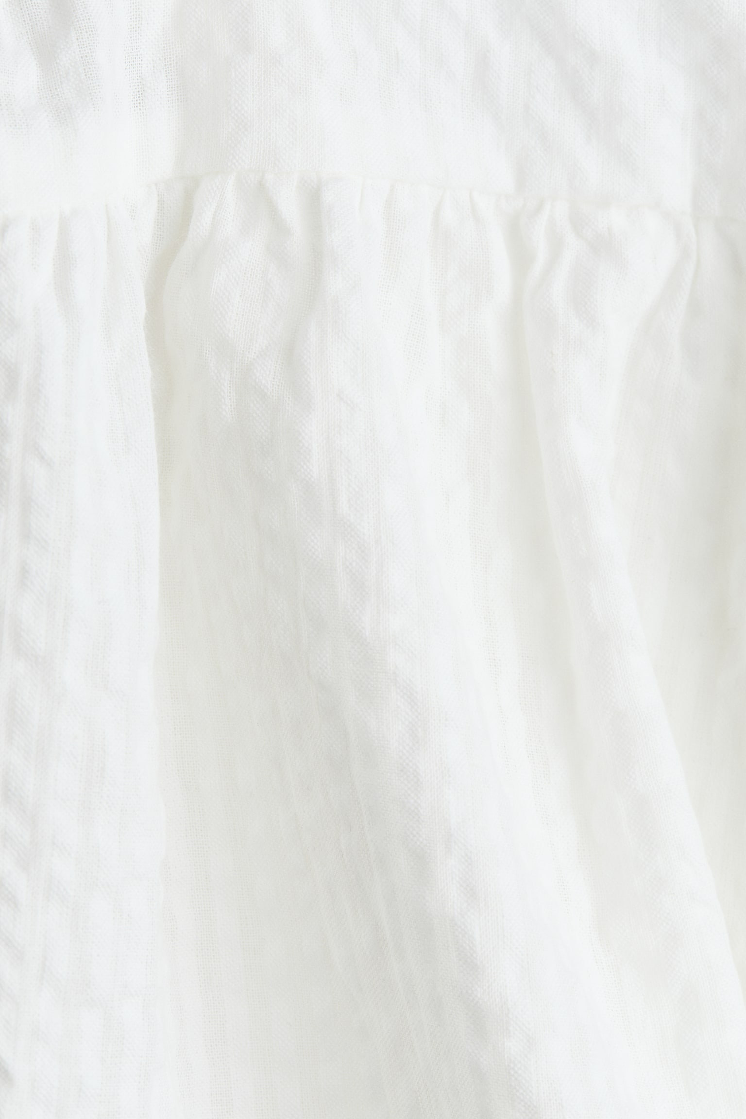 Top en seersucker de algodón - Blanco/Beige claro/Franjas/Azul claro/Cuadros - 7