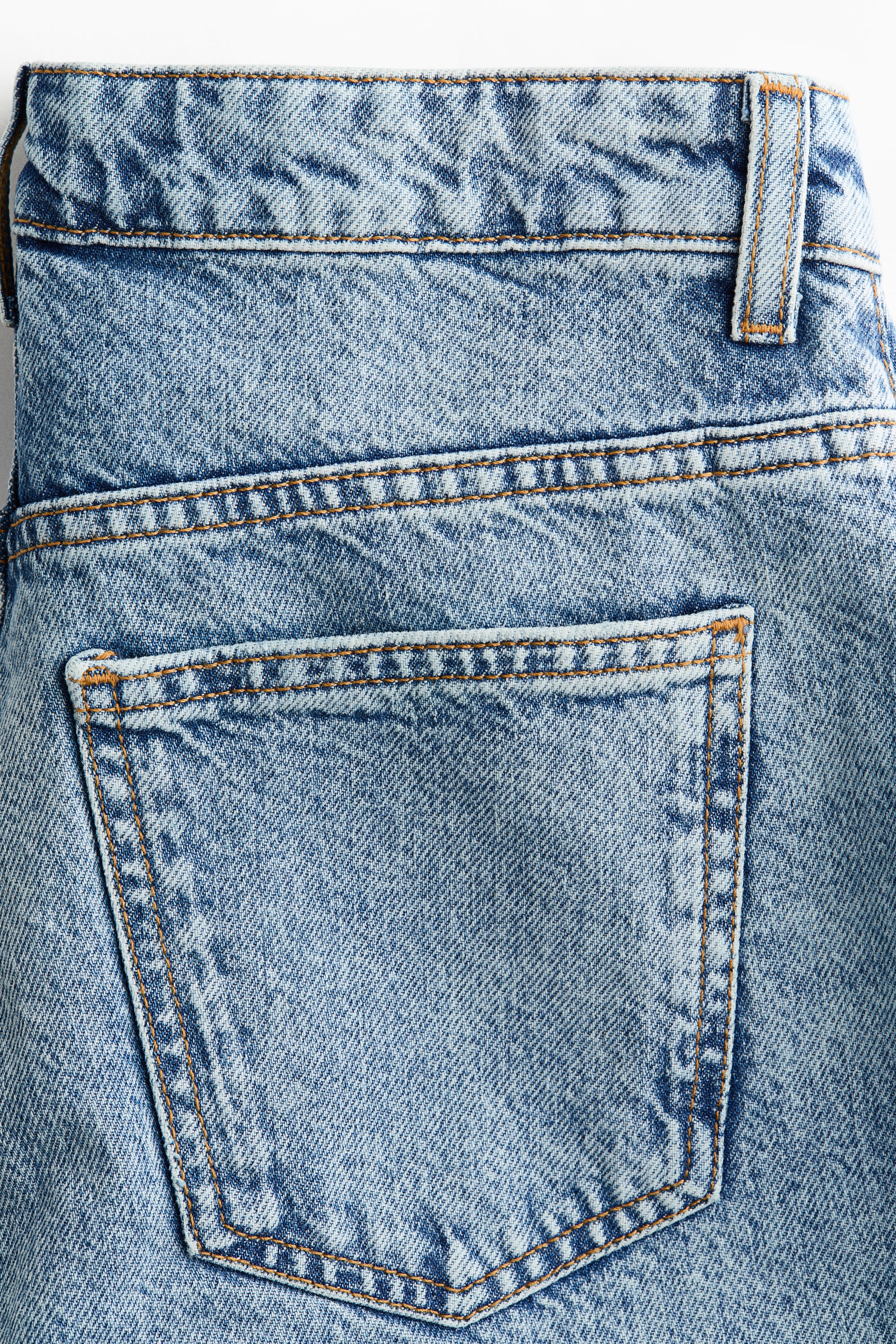 Wide-Leg Regular-Waist Jeans