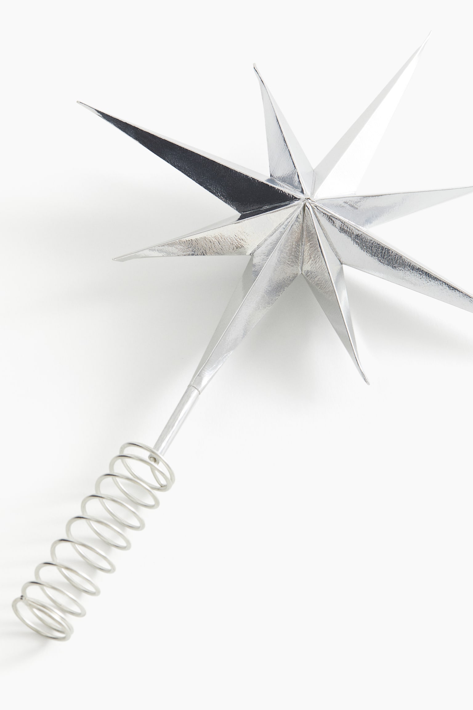 Christmas tree star - Silver-coloured/White/Black - 3