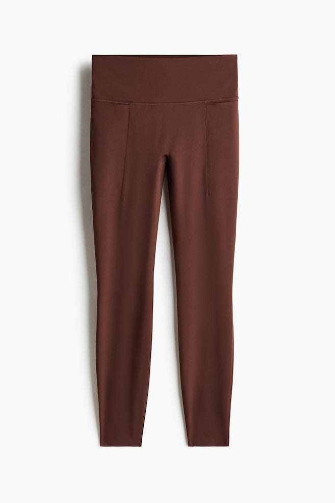 Running Leggings with ShapeMove™ - Sepia brown/Black/Dark gray - 1