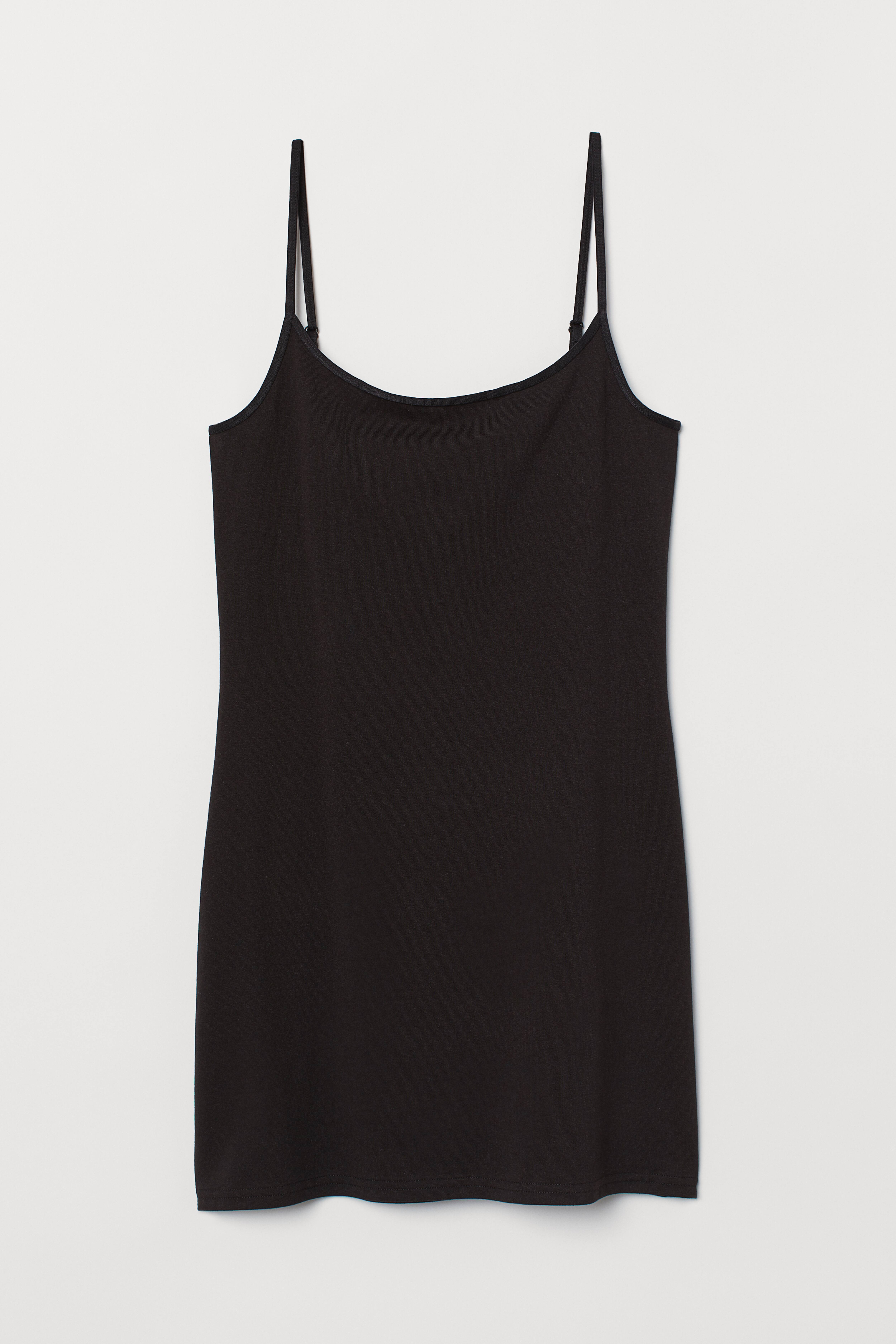 Long Tank Top Black Ladies H M CA