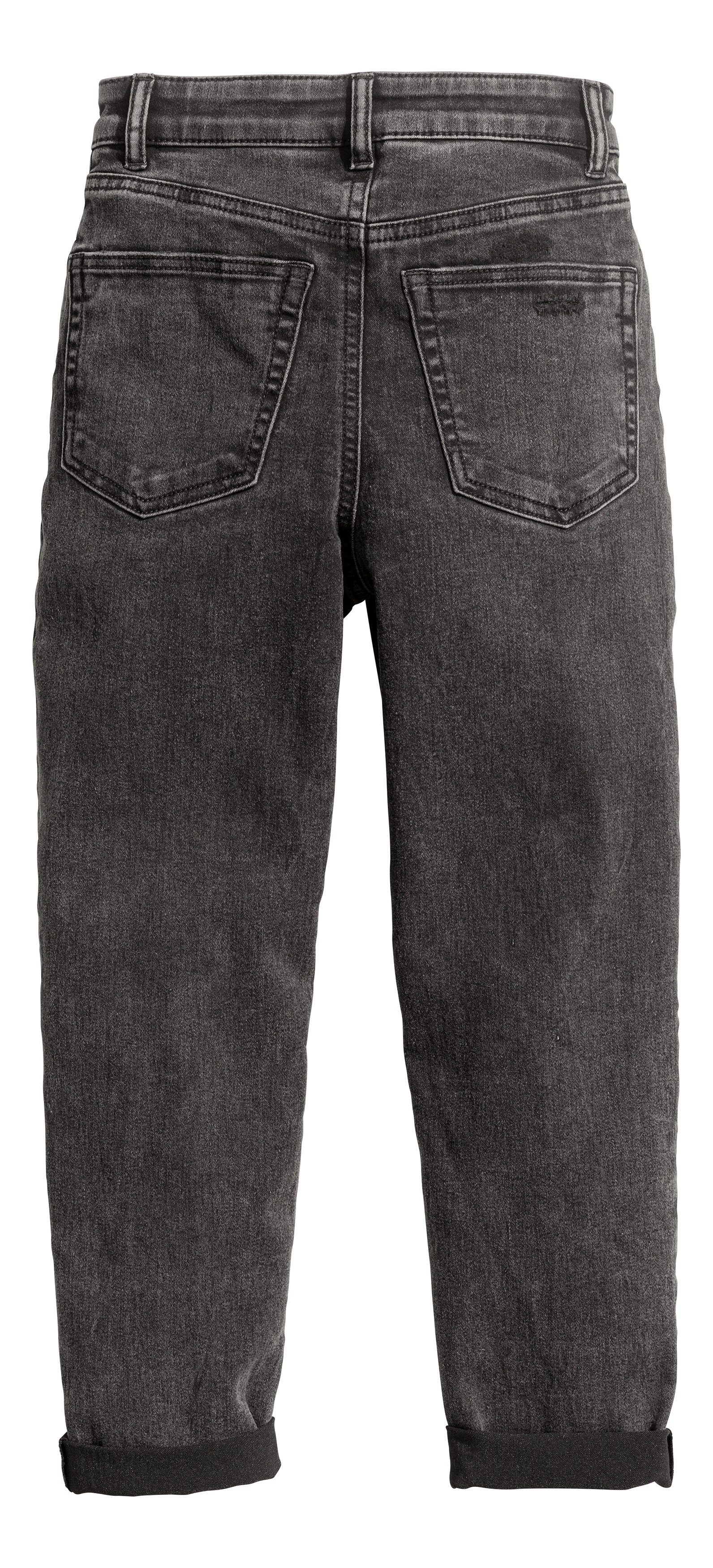 h and m mom jeans black
