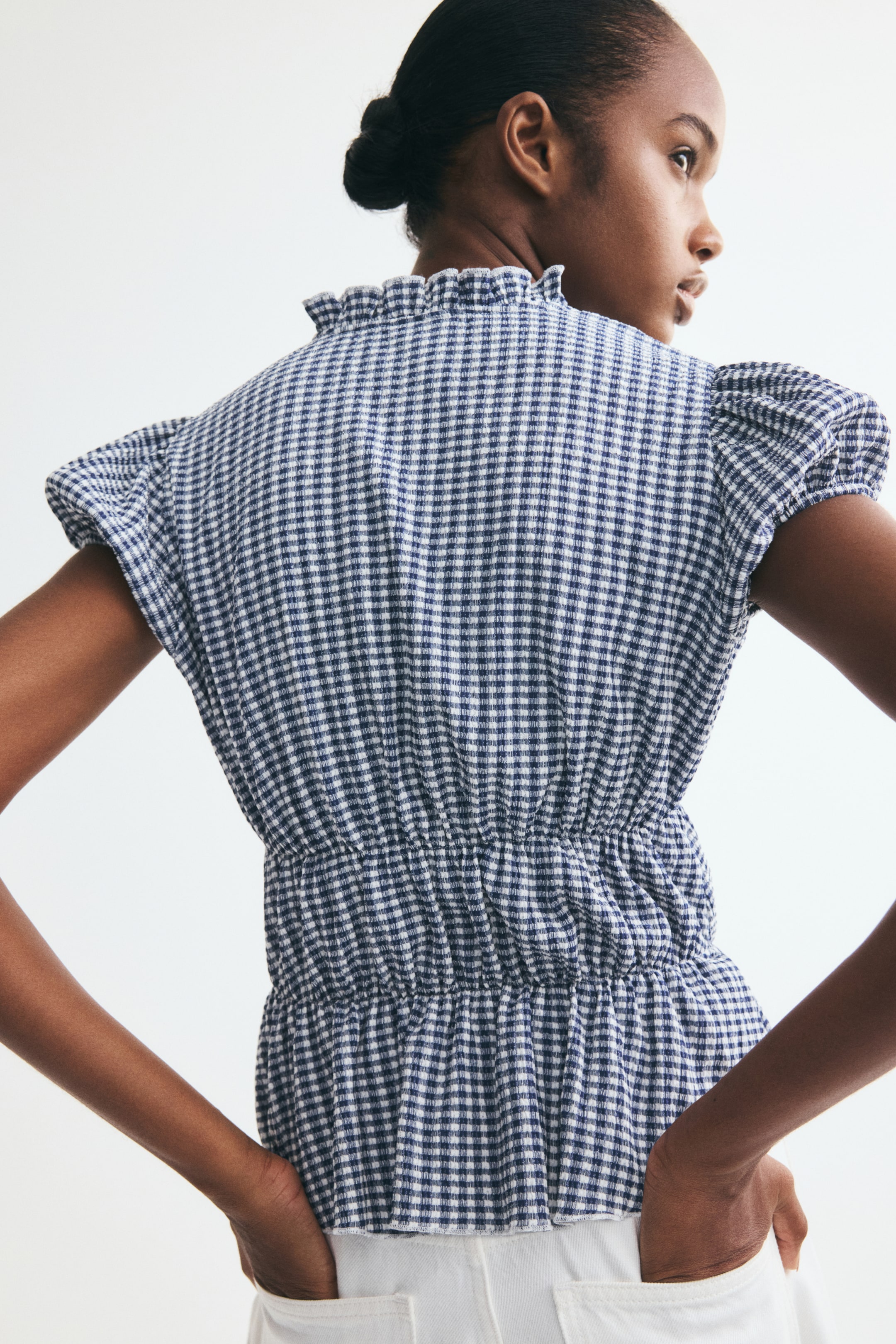 Puff-Sleeved Blouse