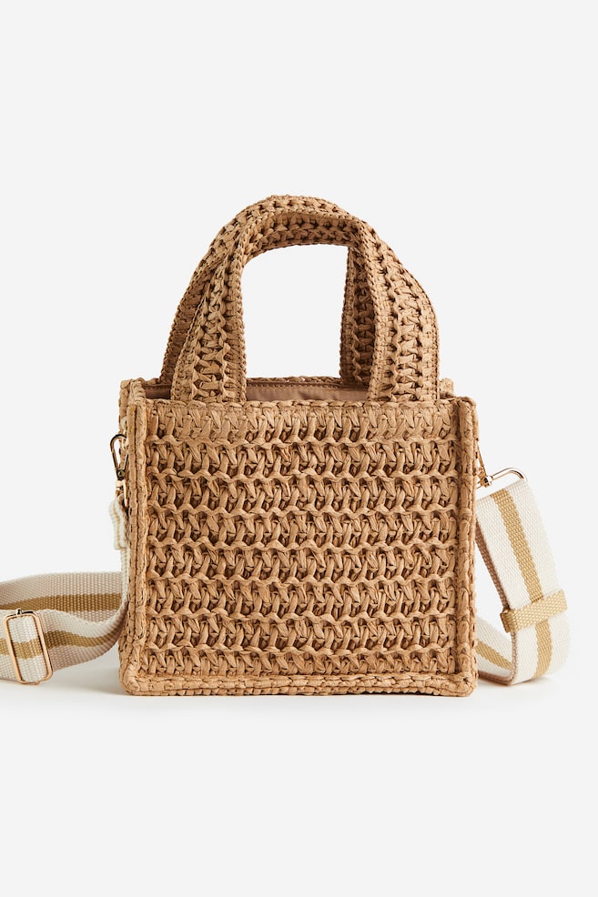 Small handbag/shoulder bag - Dark beige - 2