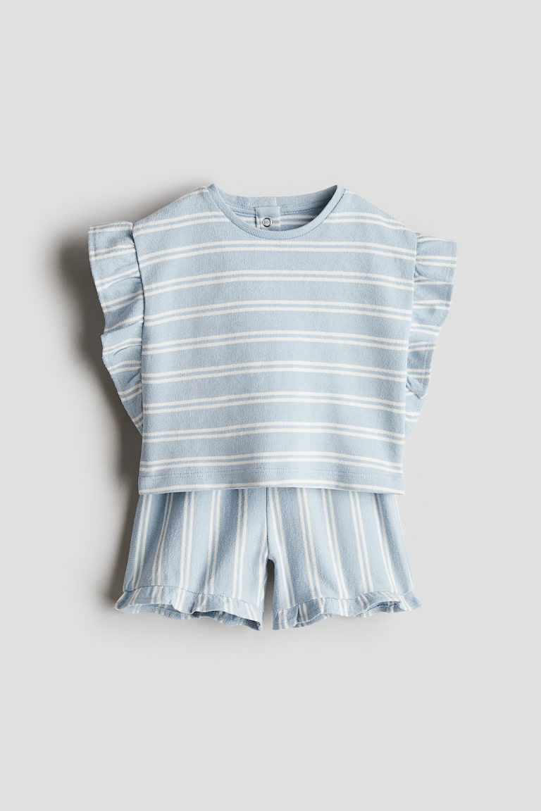 2-Piece Printed Terry Set