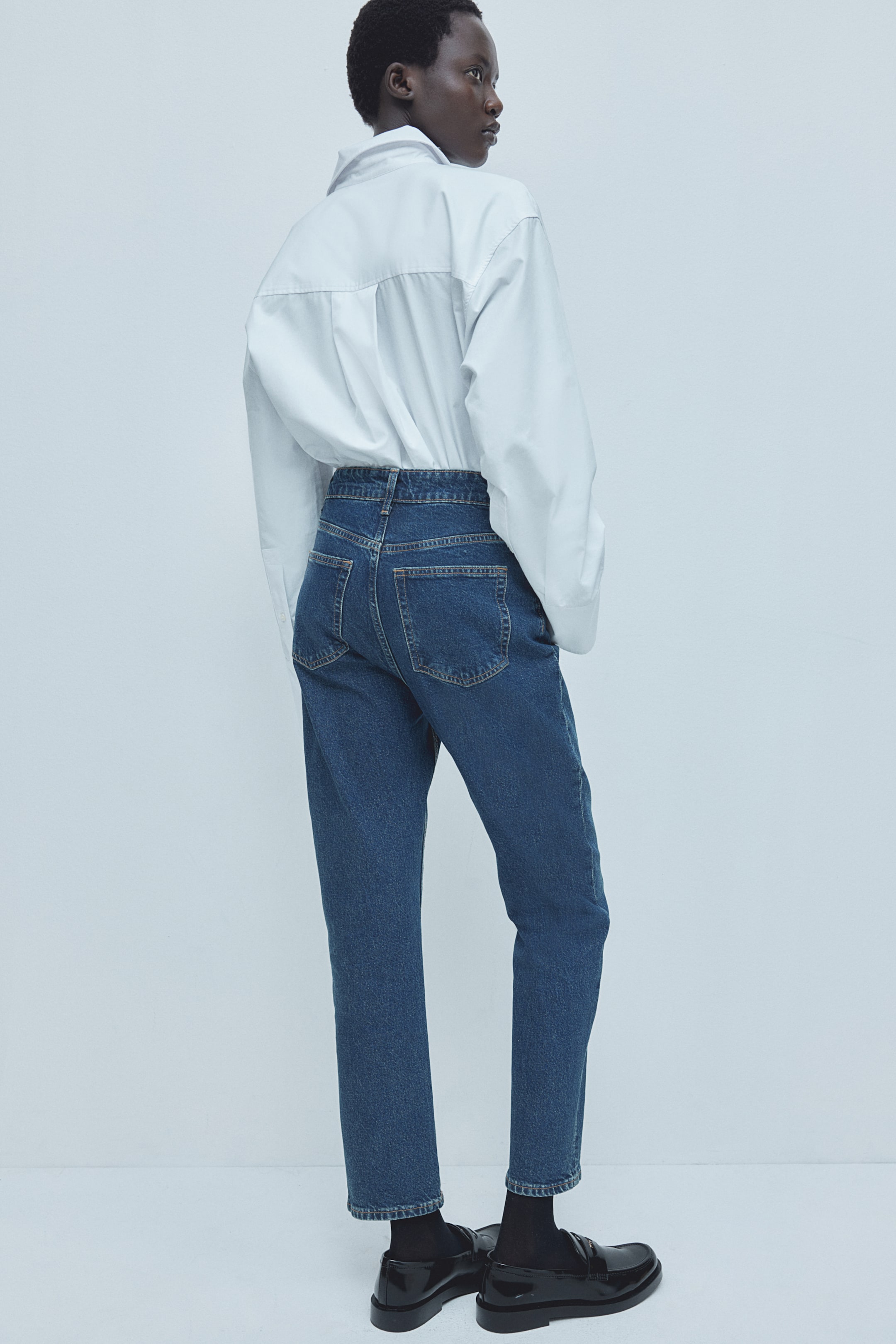 Slim Mom High Ankle Jeans - Denim blue - Ladies | H&M GB 5