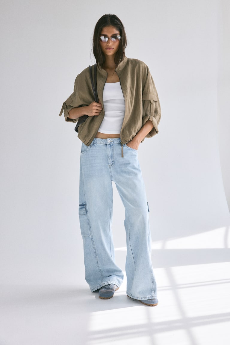 Wide Regular Waist Jeans