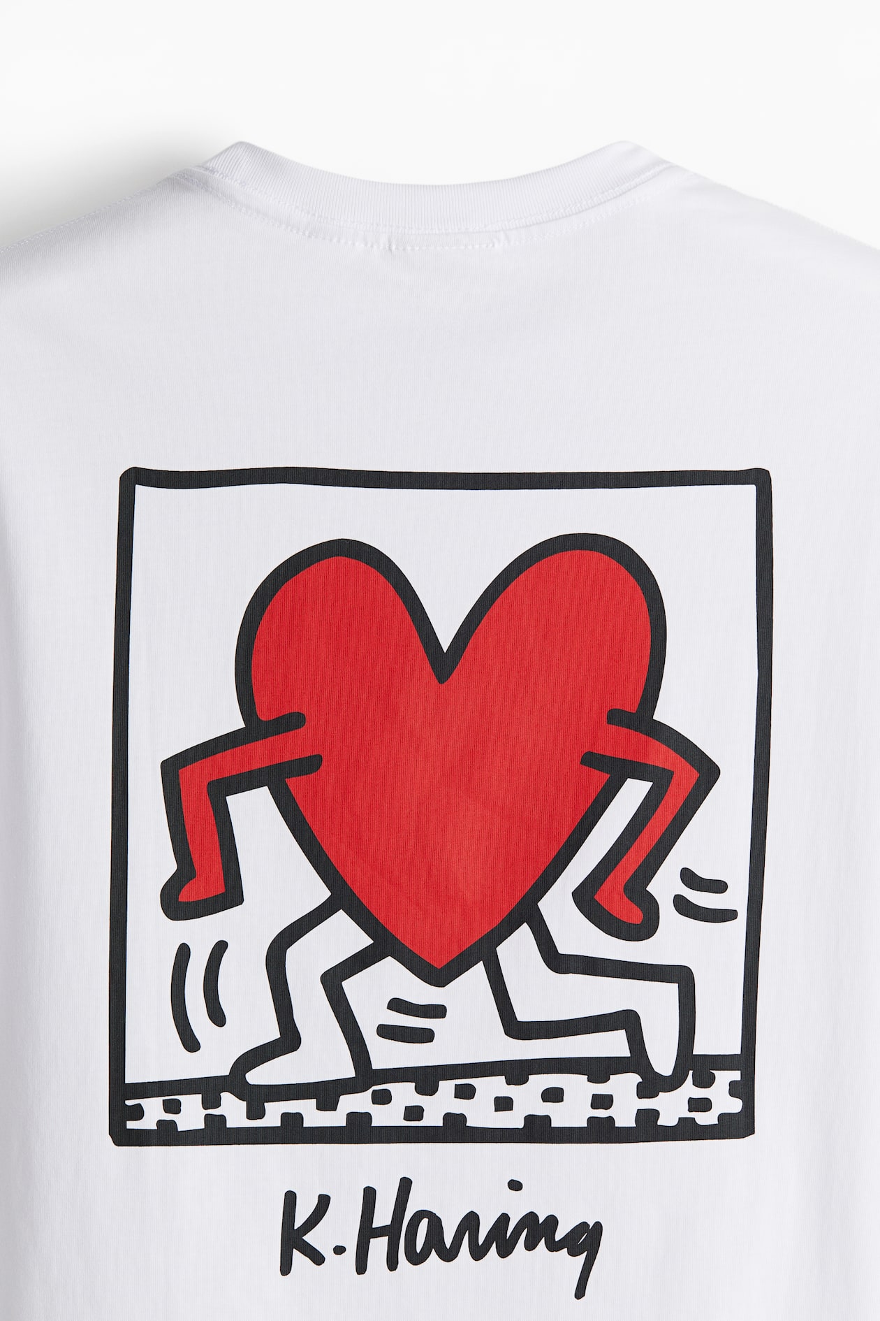 Men’s White/Keith Haring Loose Fit T-shirt | H&M US