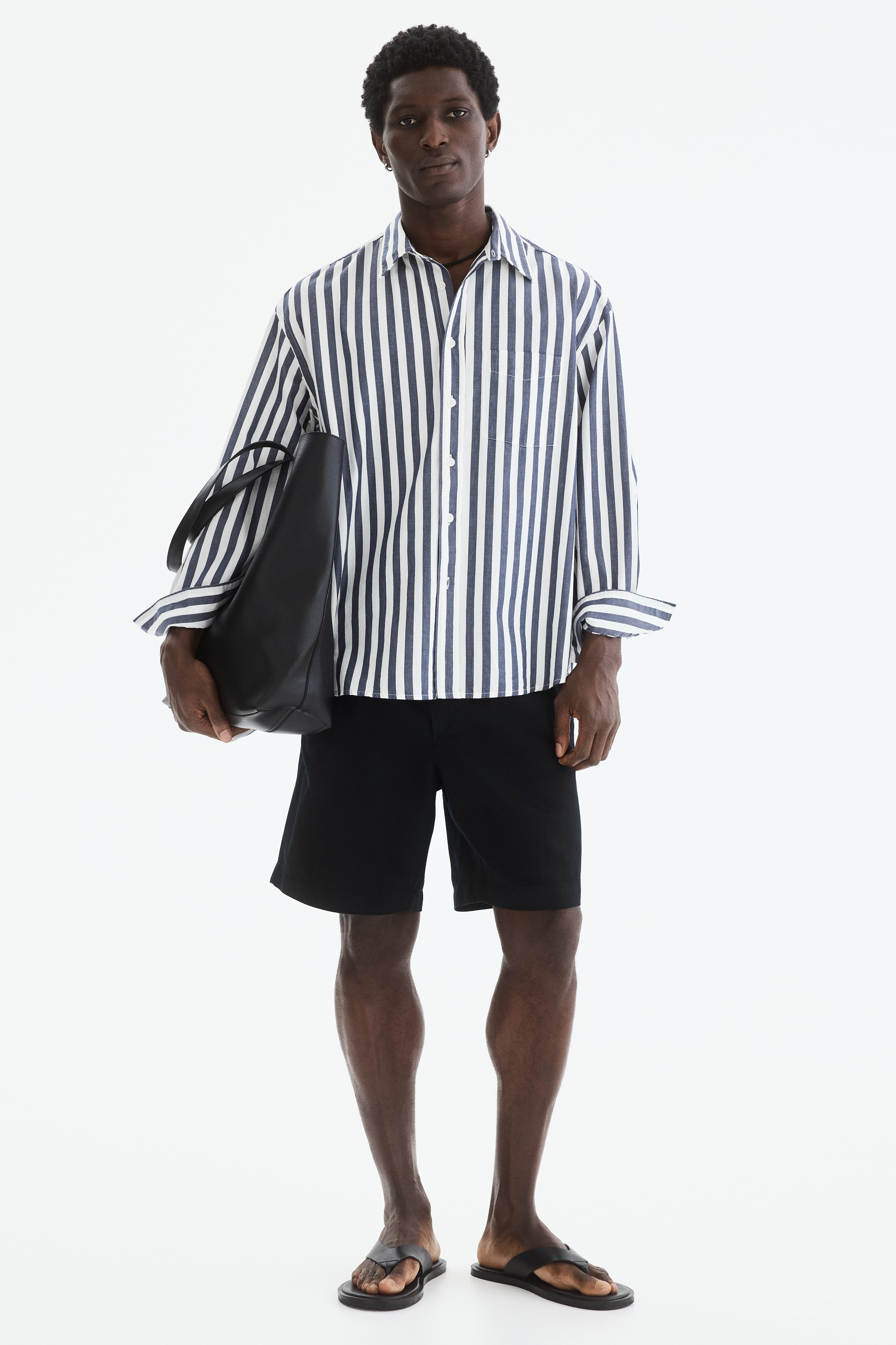 Relaxed-Fit Linen-Blend Shorts from H&M - $39.99