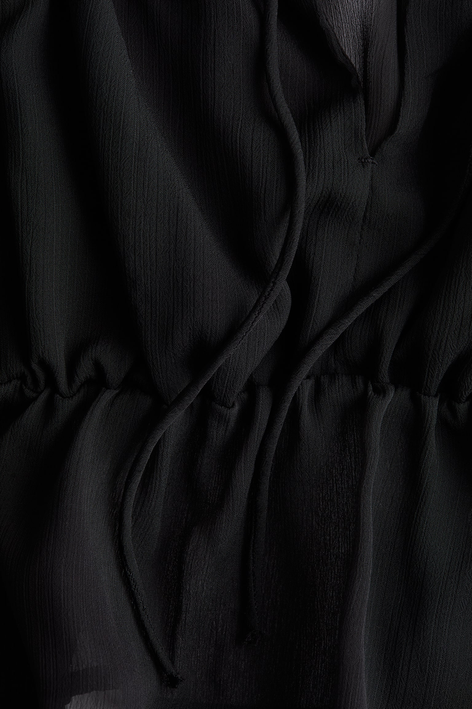 Áo kiểu lửng - Màu đen/Màu xanh lá nhạt - 4