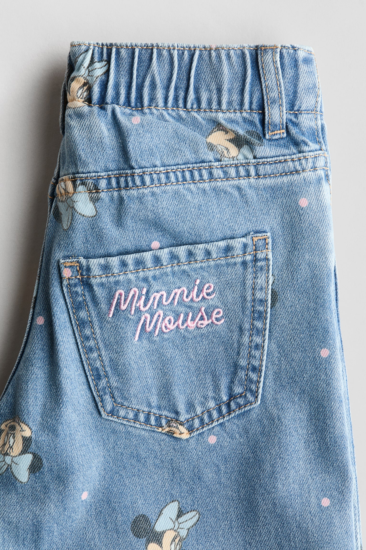 Printed Wide Leg Jeans - Denim blue/Minnie Mouse/Denim blue/Hello Kitty/Denim blue/Bambi/Denim blue/Looney Tunes/Denim blue/Squishmallows - 3