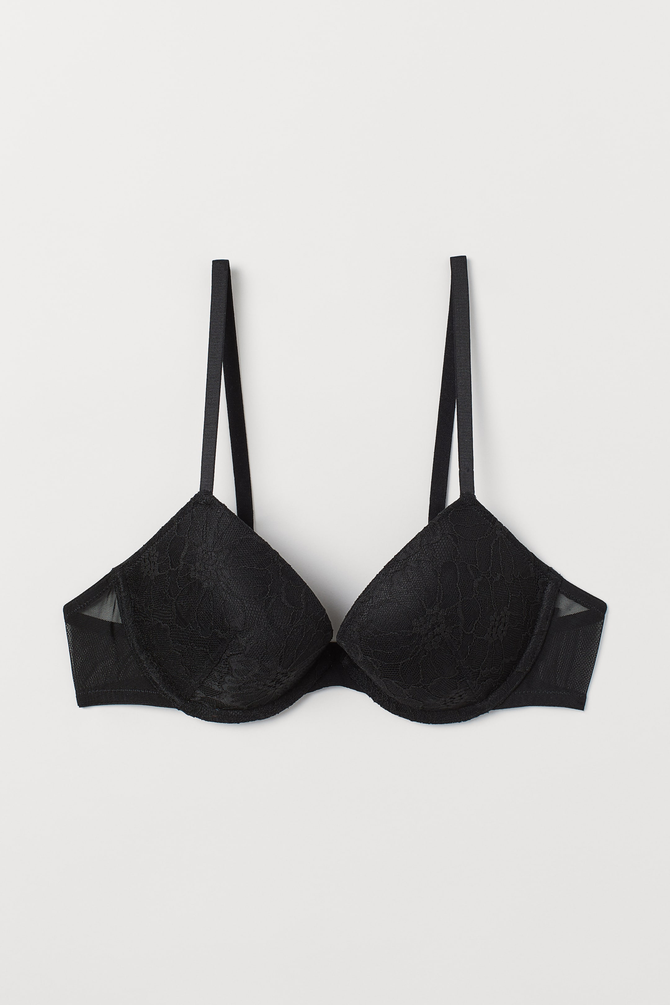 Größeres Bild ansehen: Push-up-BH aus Spitze - Schwarz - Ladies | H&M DE 1