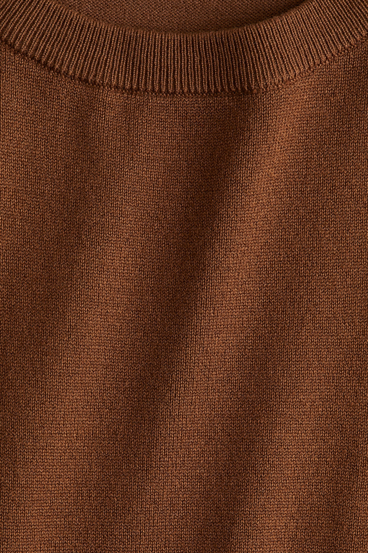 Áo dệt kim mịn - Màu nâu/Màu hồng nhạt - 4