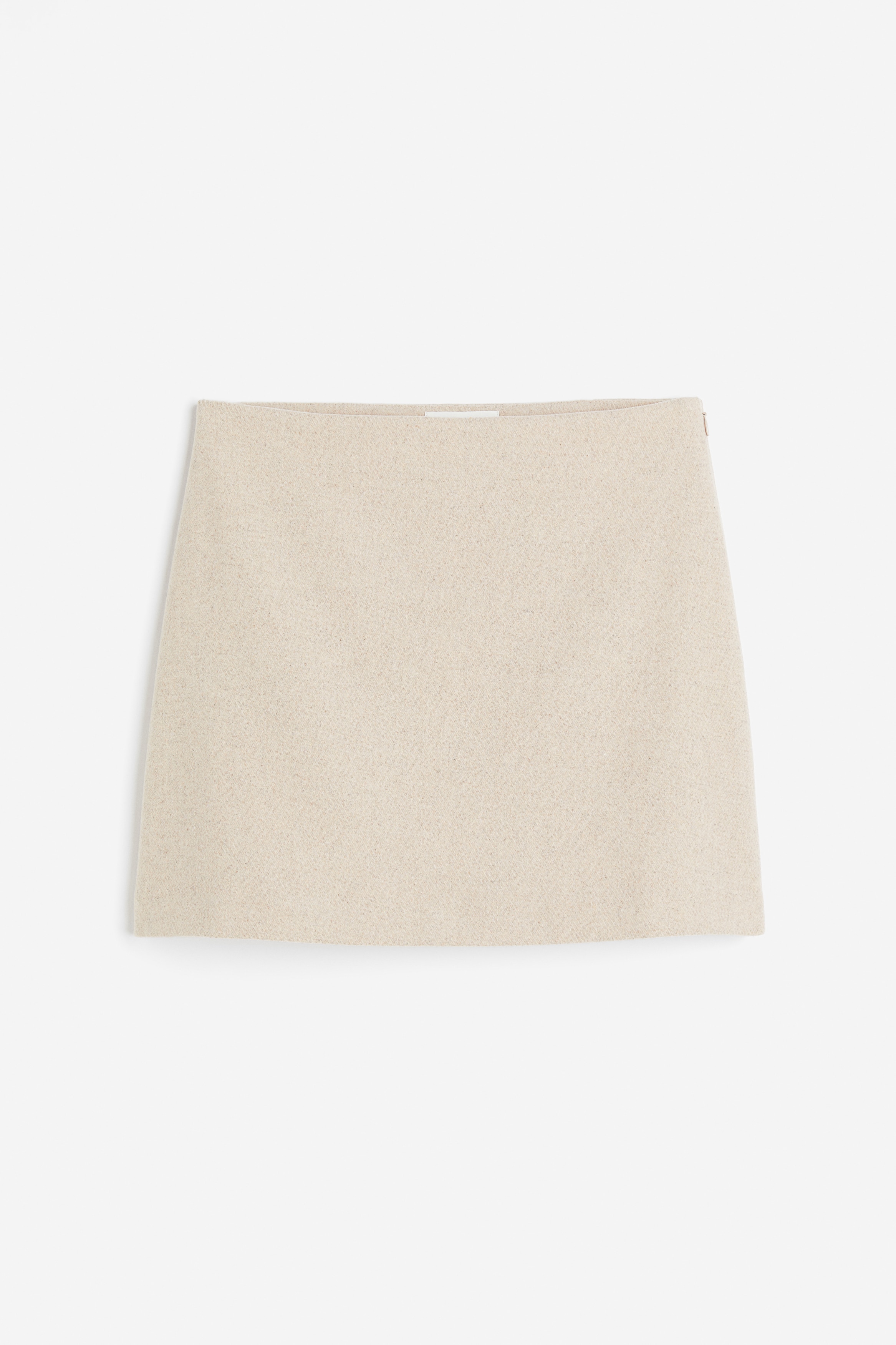 H & M - Minirok - Lichtbeige