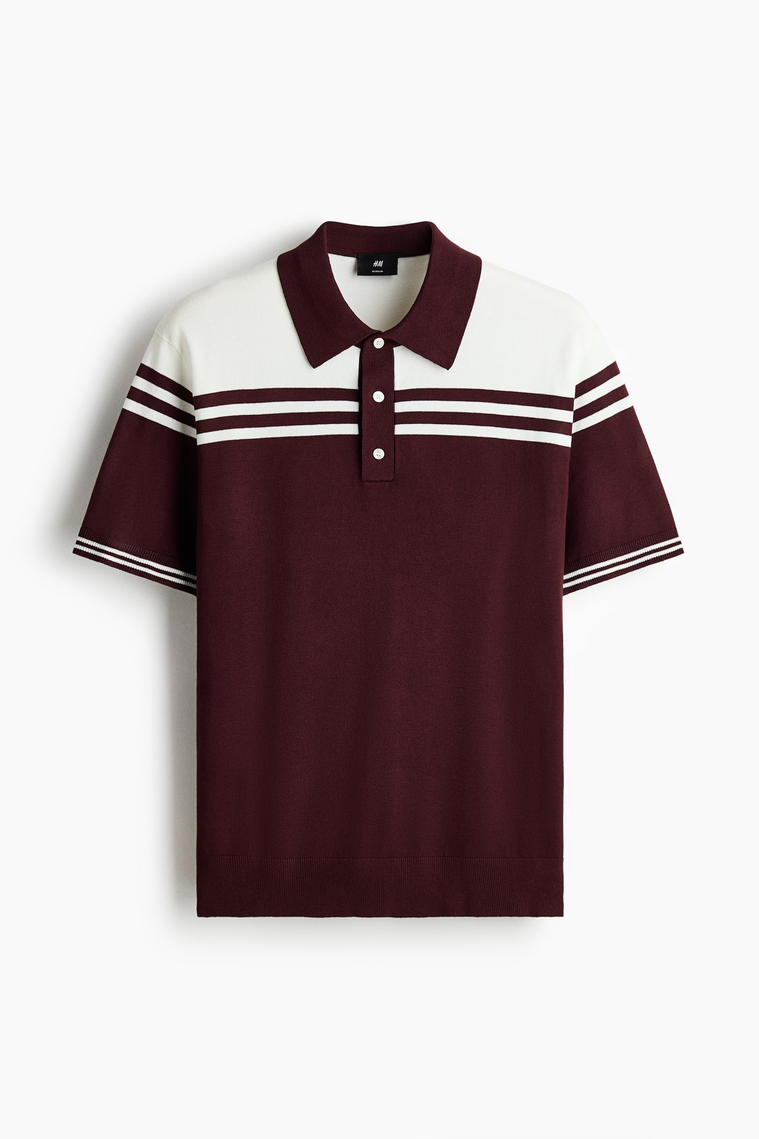 Regular Fit Polo shirt - Burgundy/Dark blue - 2
