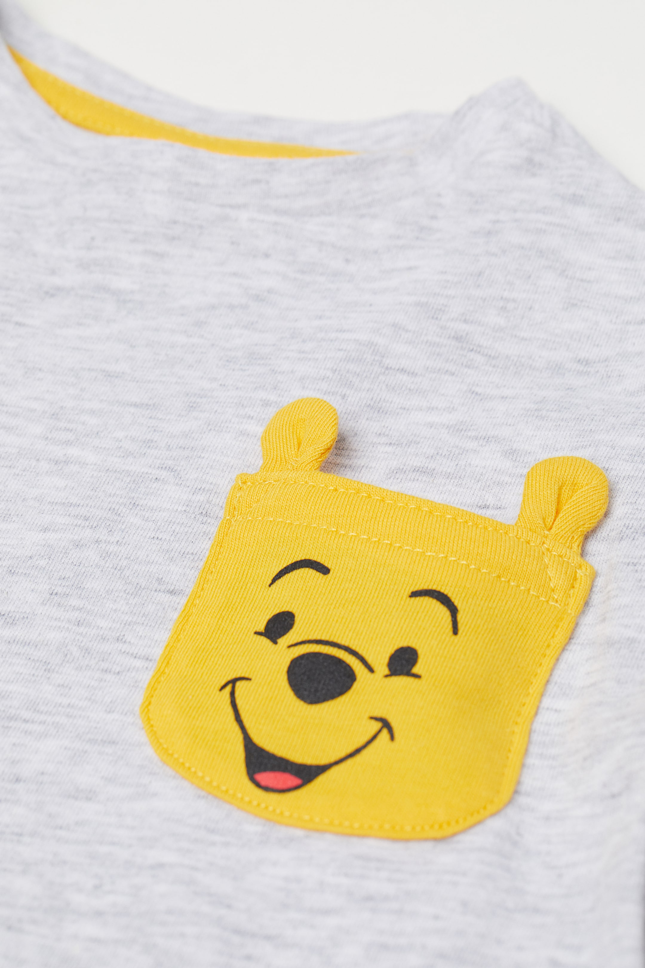 Größeres Bild ansehen: 2er-Pack Shirts - Hellgraumeliert/Pu der Bär - Kids | H&M DE 3