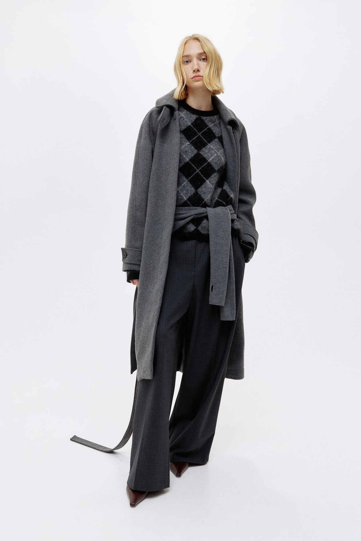 Tie-Belt Coat - image 5