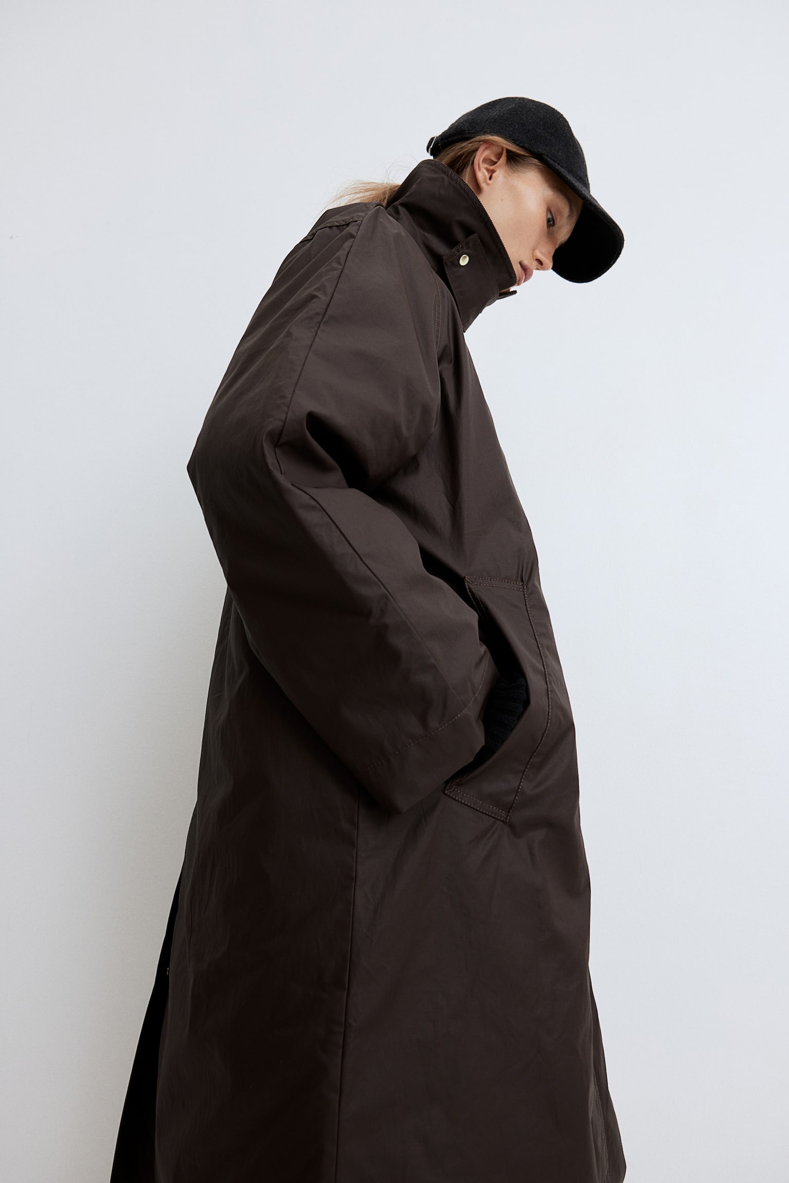 Waxed coat - Dark brown/Black - 5