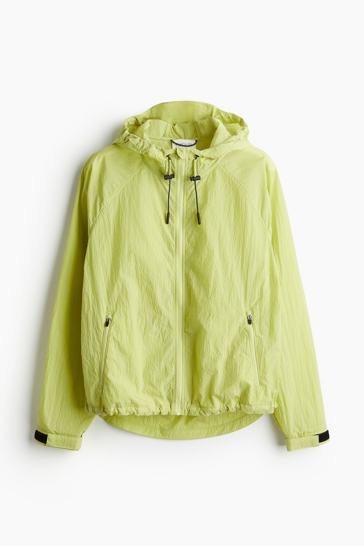 Hooded Running Jacket - Neon green - 2