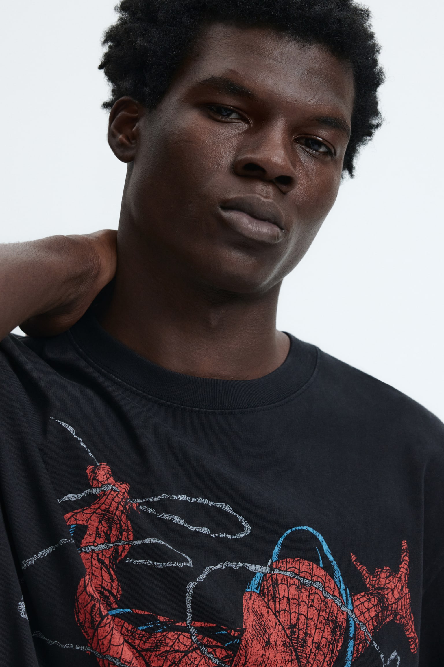 Playera Loose Fit con diseño - Negro/Spider-Man - 3