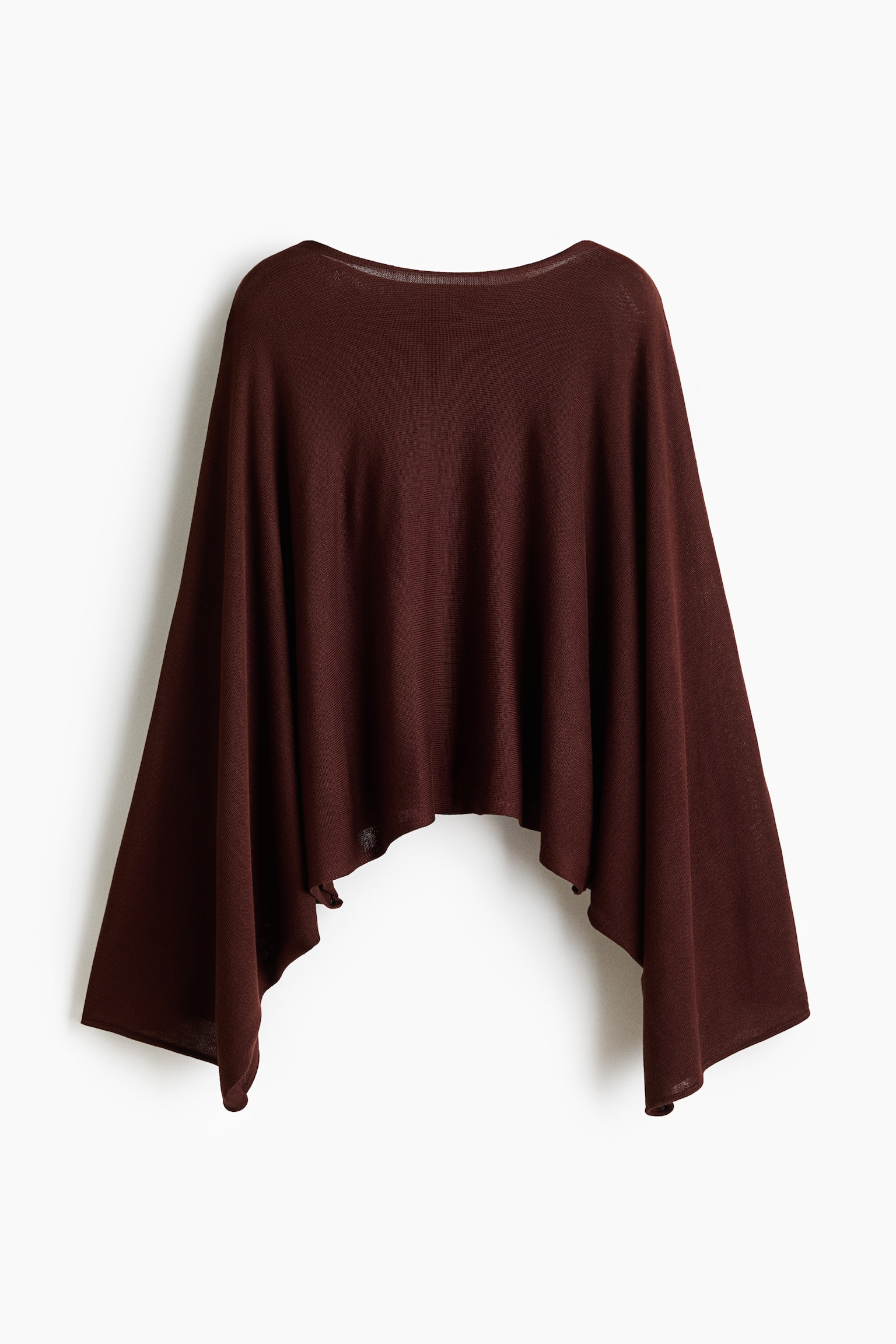 Oversized top - Dark brown/Dark grey marl - 1