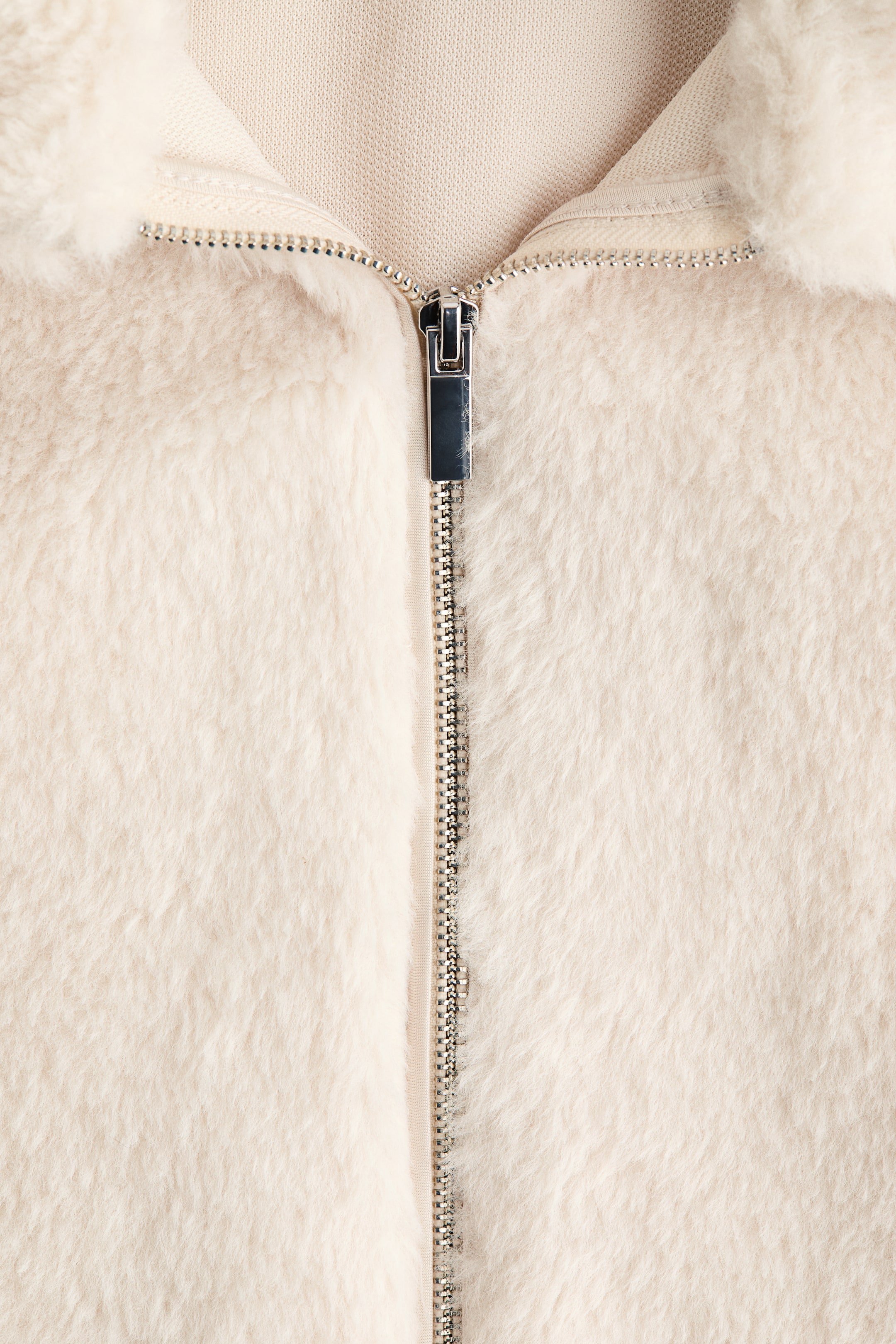 Ampliar la imagen: Saco en tejido peluche - Beige claro - Ladies | H&M MX 2