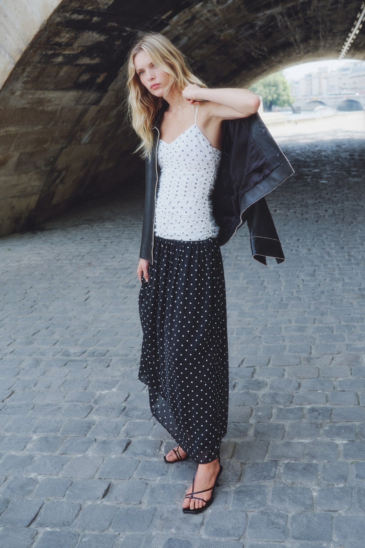 Gathered Slip Dress - image 4