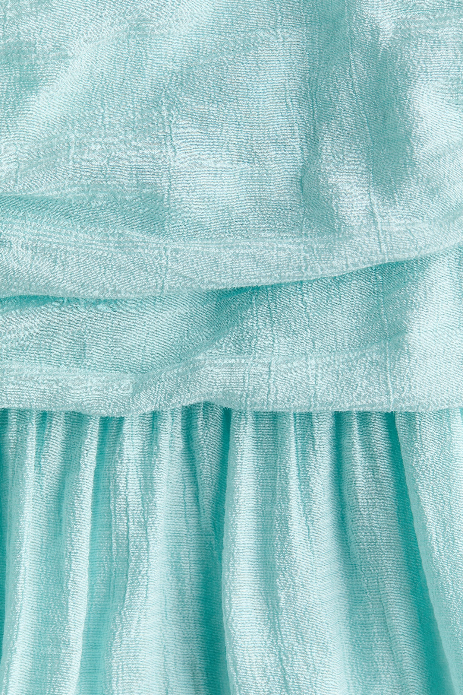 Robe à dos nu et effet drapé-Turquoise clair - 4