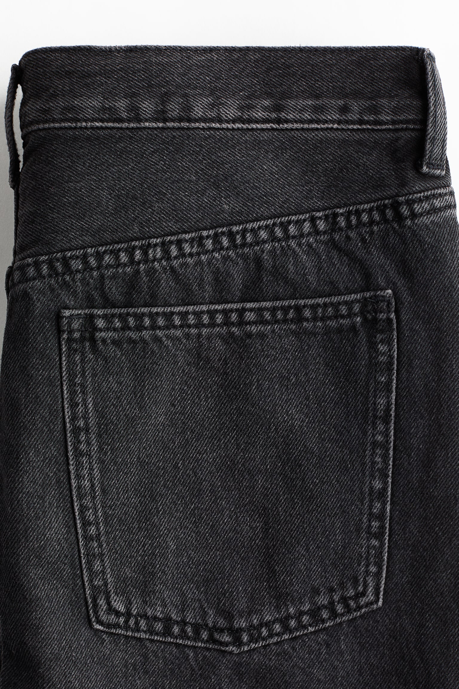 Short denim skirt - Washed black/Denim blue - 7