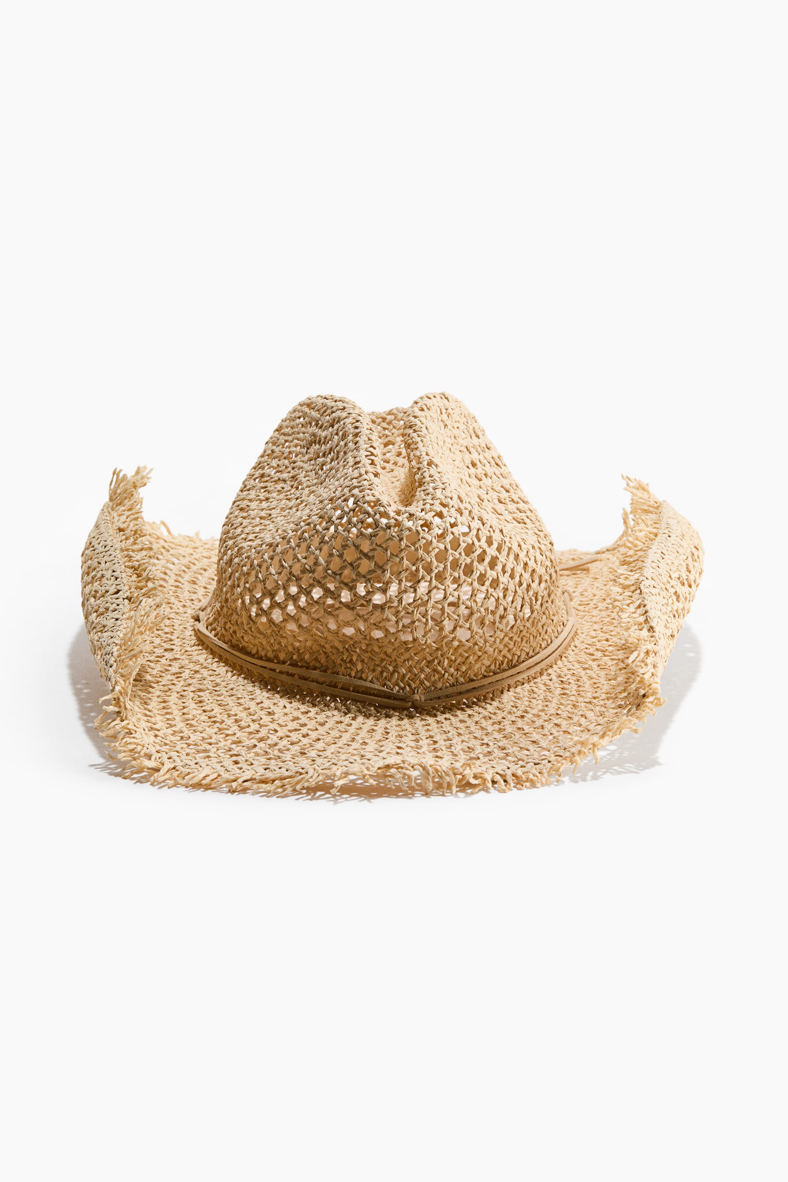 Straw cowboy hat - Beige/Beige - 1