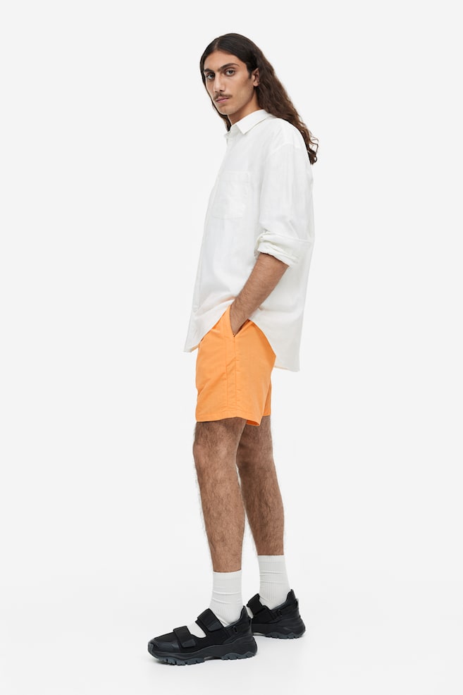 Regular Fit Nylon shorts - Orange/Purple/Patterned/Black - 3
