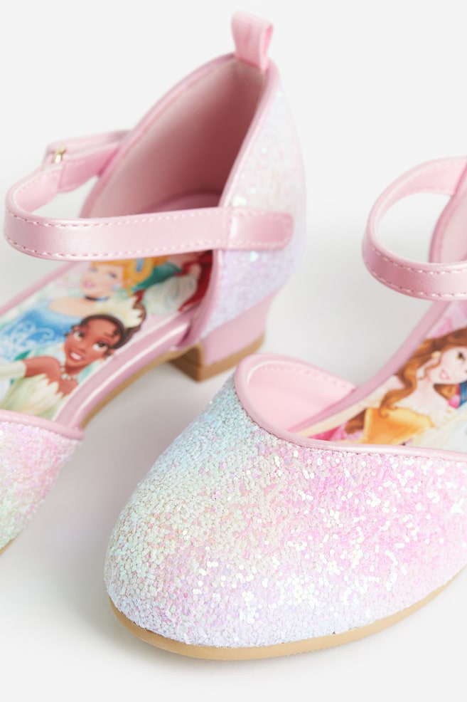 Glittery shoes - Pink/Disney Princesses/Silver-coloured/Frozen - 5