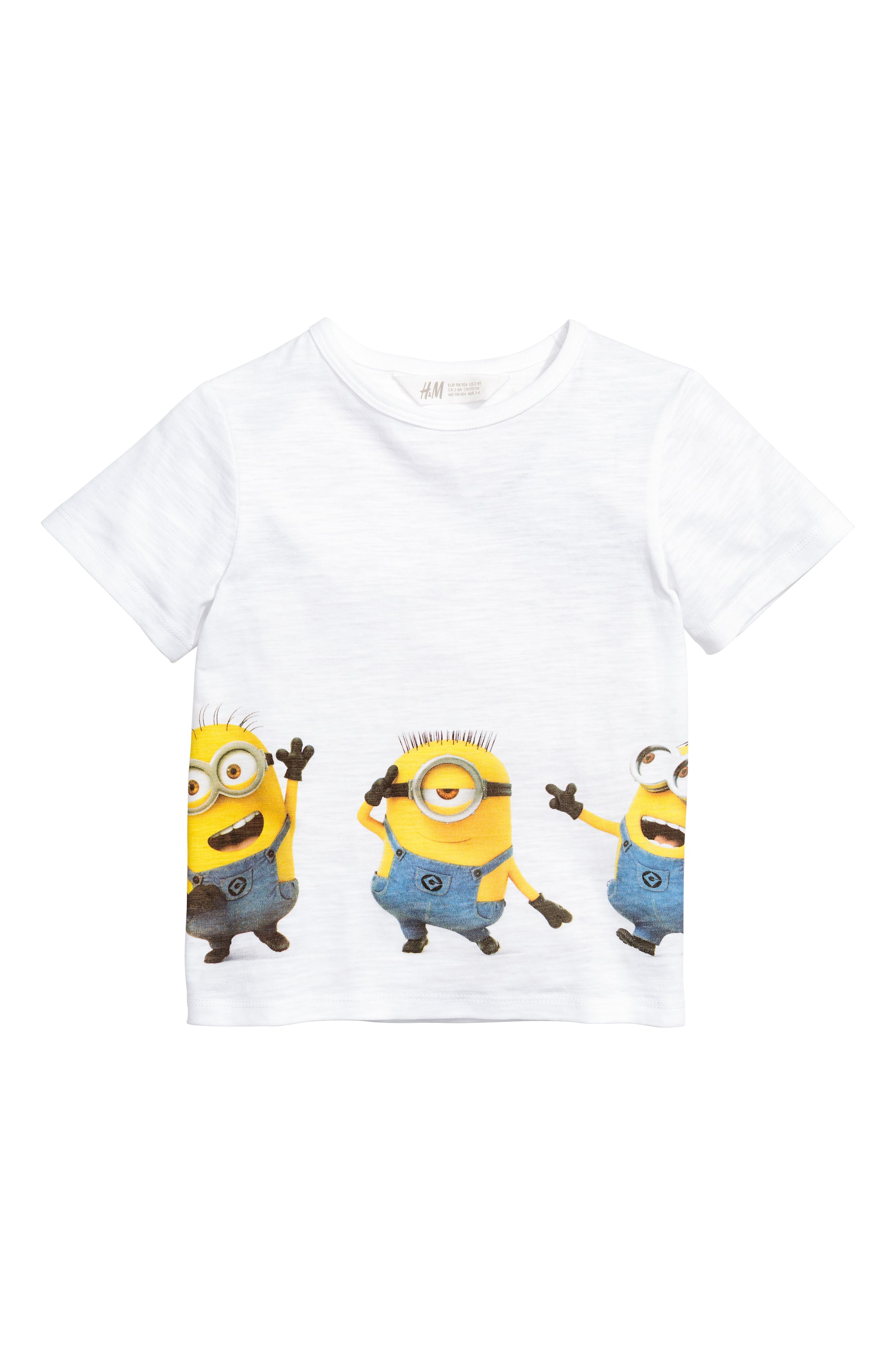 View larger image: Printed T-shirt - White/Minions - Kids | H&M GB 1