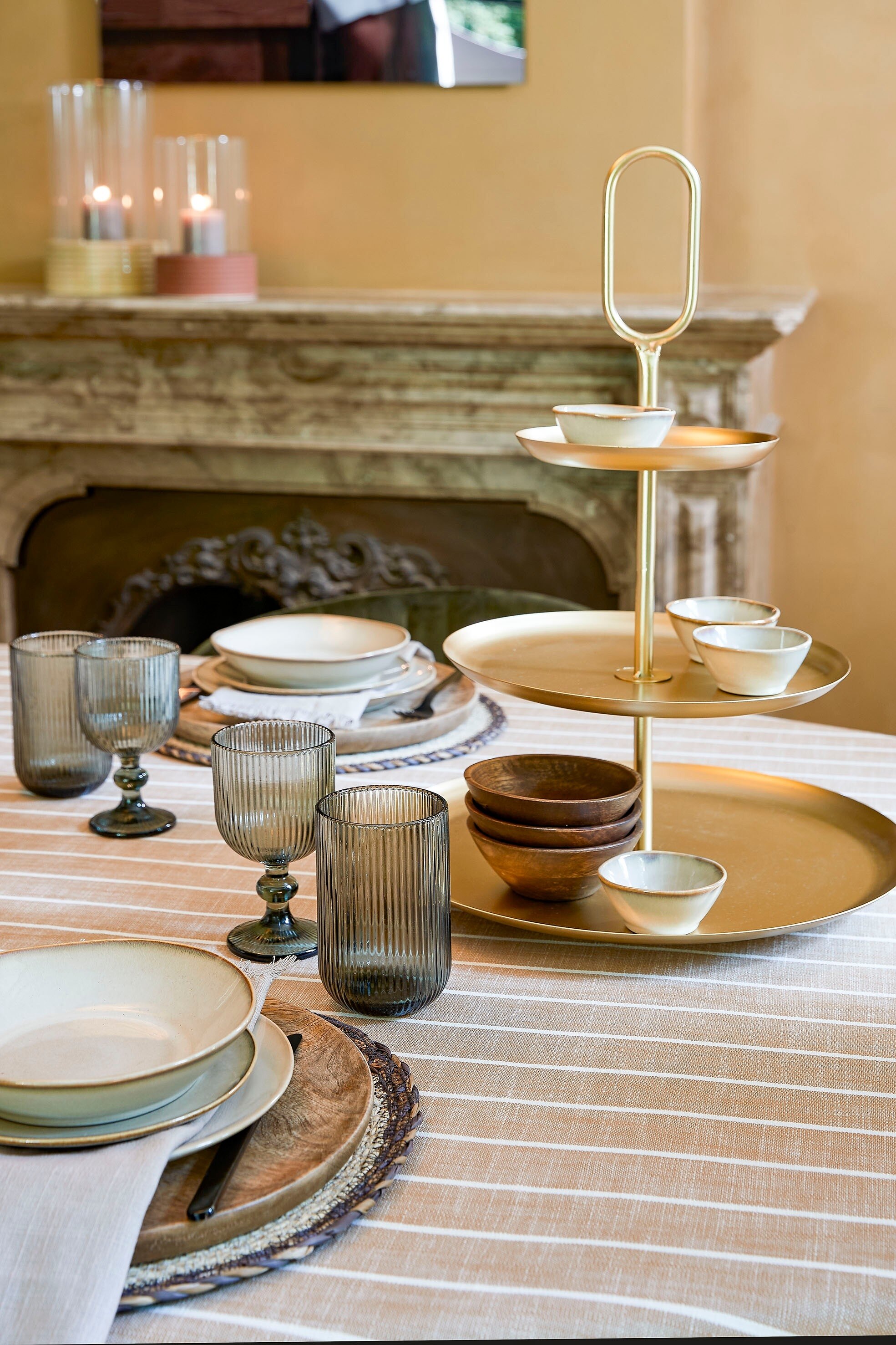 Set Van 6 Wijnglazen - Grijs/Lichtgroen/Glas/Paars/Blauw