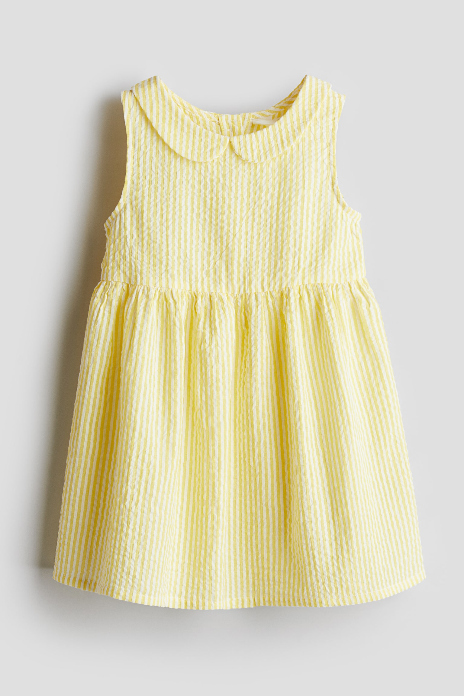 Cotton Dress - Yellow/Stripe/Navy blue/Stripe/Light dusty pink/Stripe/Light pink/Light green/Navy blue/Floral/Cream/Light blue/Stripe/Light green/Floral/Light yellow/Floral/Light pink/Floral - 1