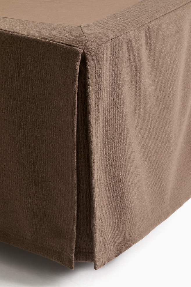 Double/king valance - Mole/White/Light beige/Dark yellow - 1