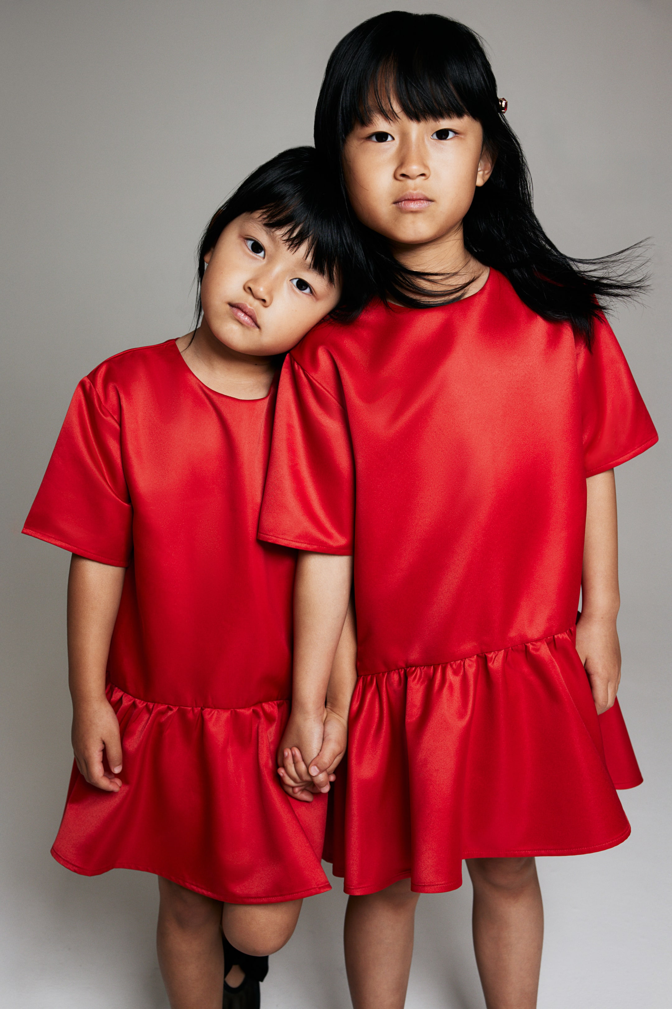 Satin dress - Red - Kids | H&M GB 2